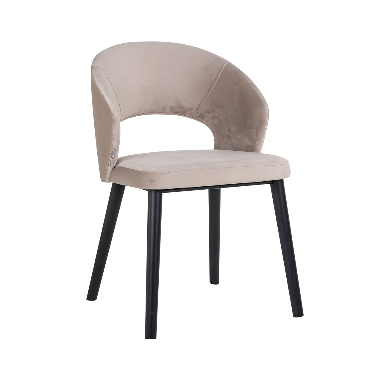 Chair Savoy - khaki velvet (Quartz Khaki 903)