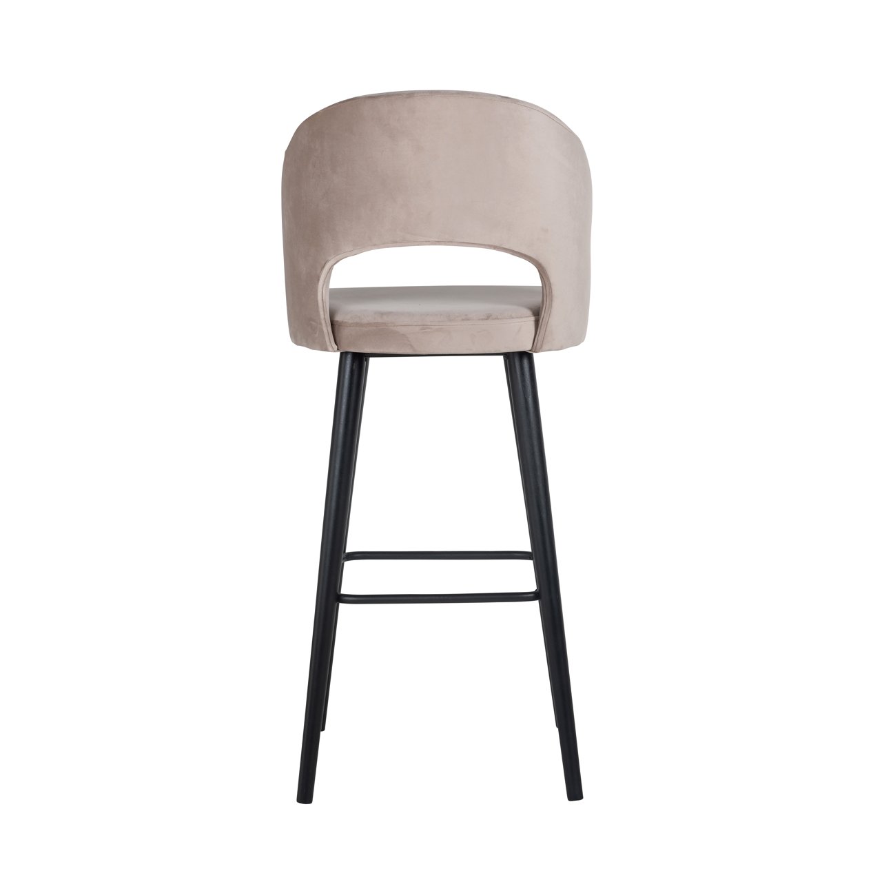 Bar stool Savoy khaki velvet