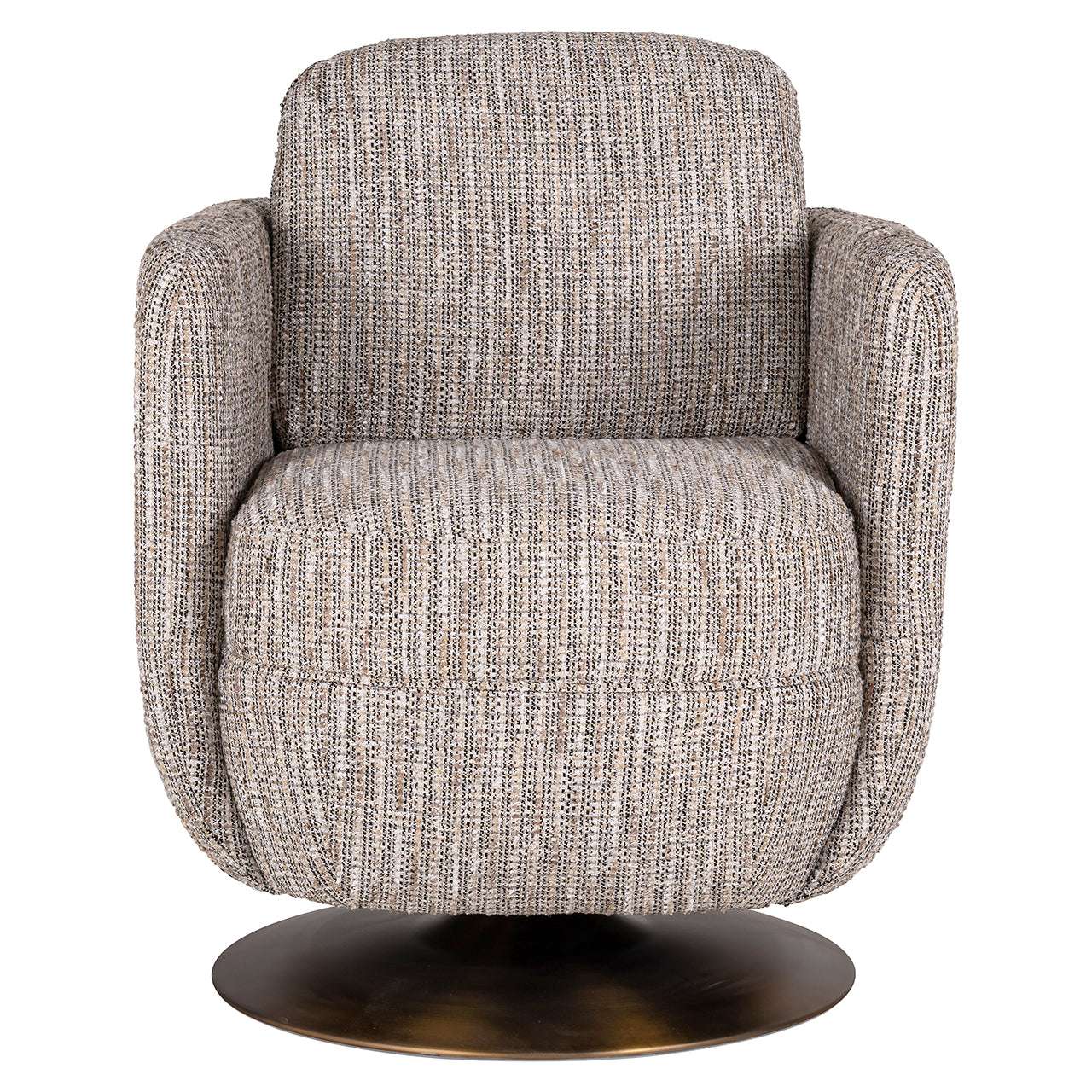 Swivel lounge chair Turner beige coco (Beige)