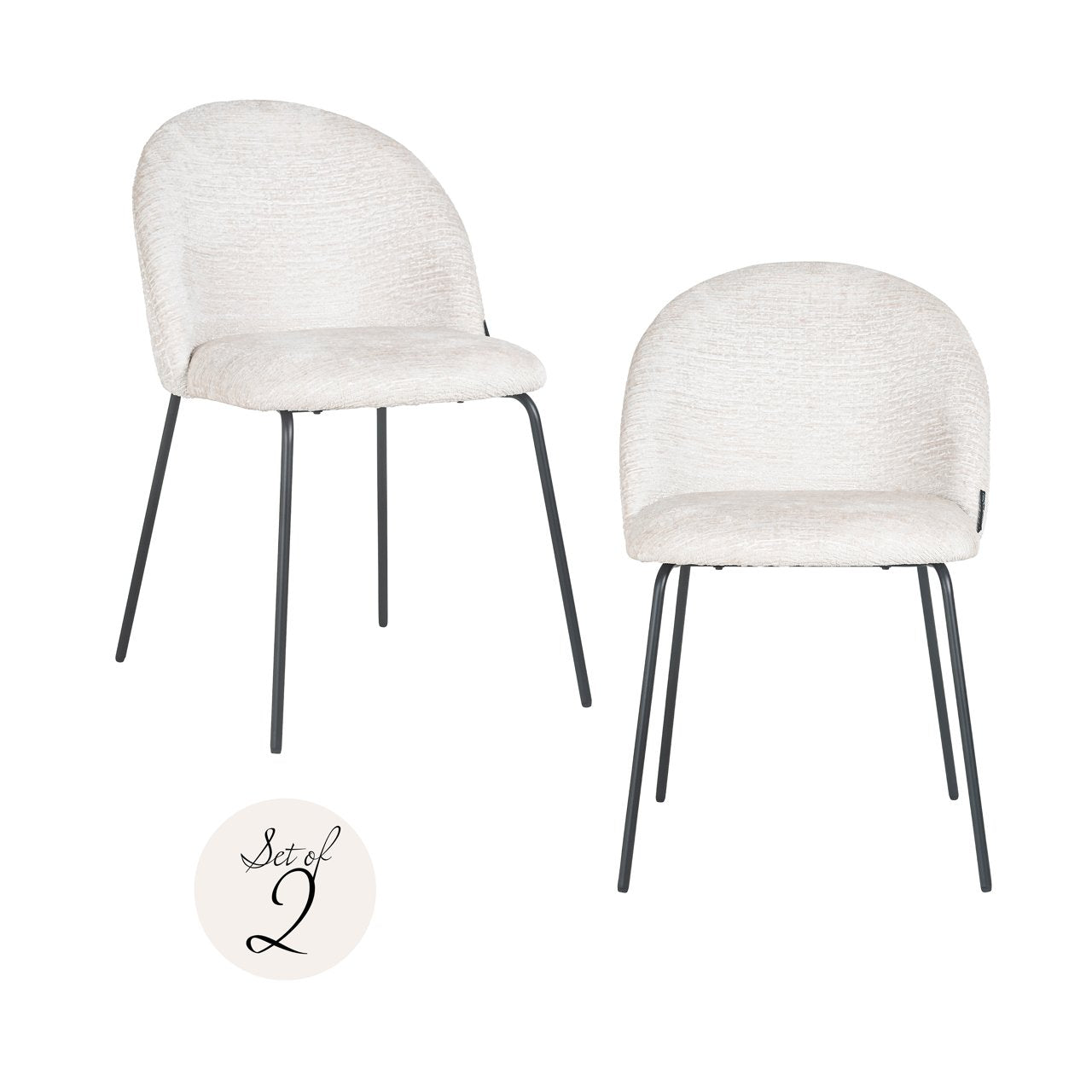 Dining chair Alyssa cream fusion (Set of 2)