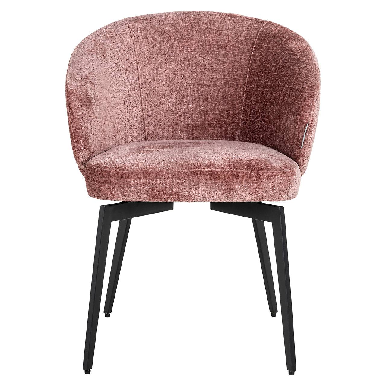 Chair Amphara rose chenille fire retardant (Bergen 705 rose chenille)