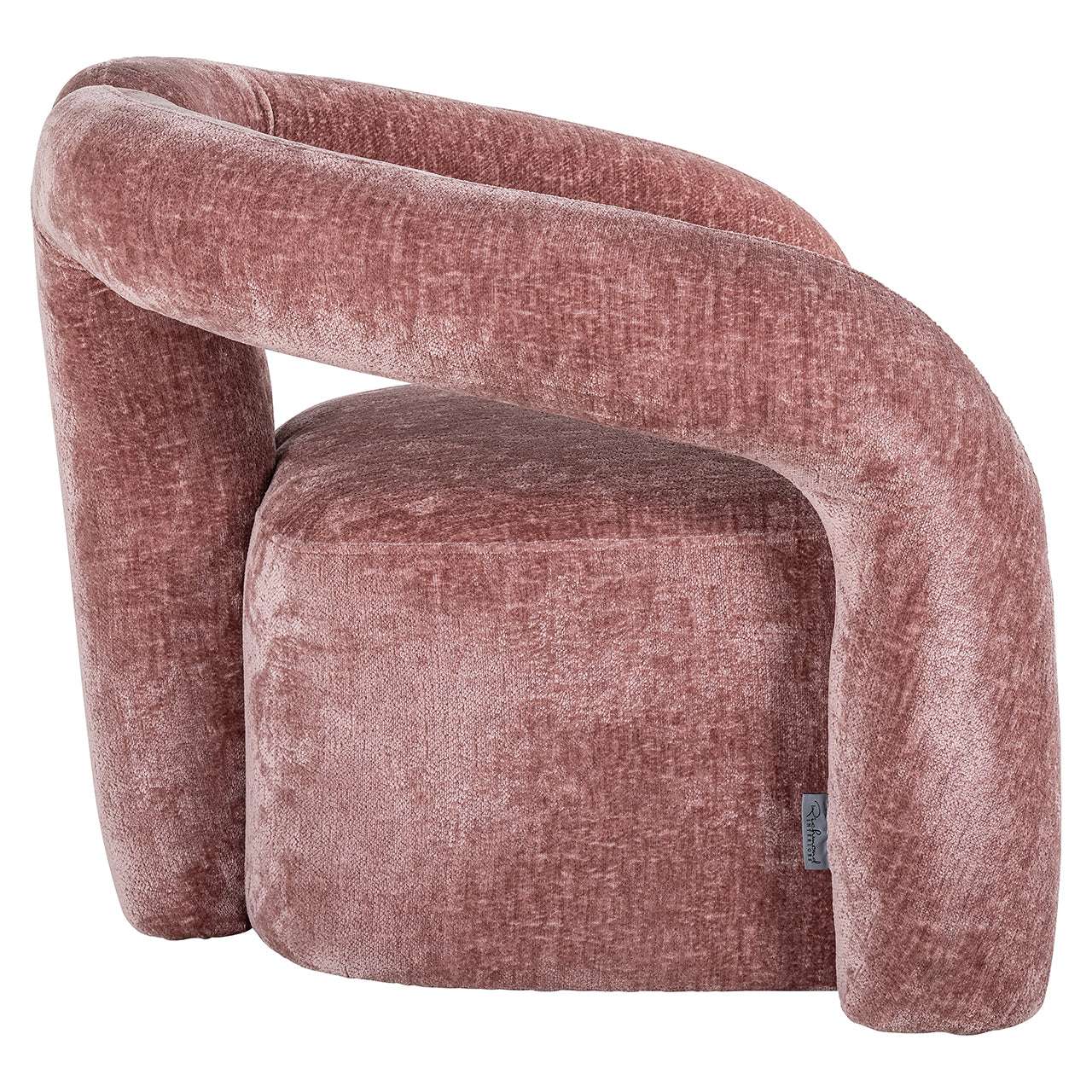 Lounge chair Dana rose chenille (Bergen 705 rose chenille)