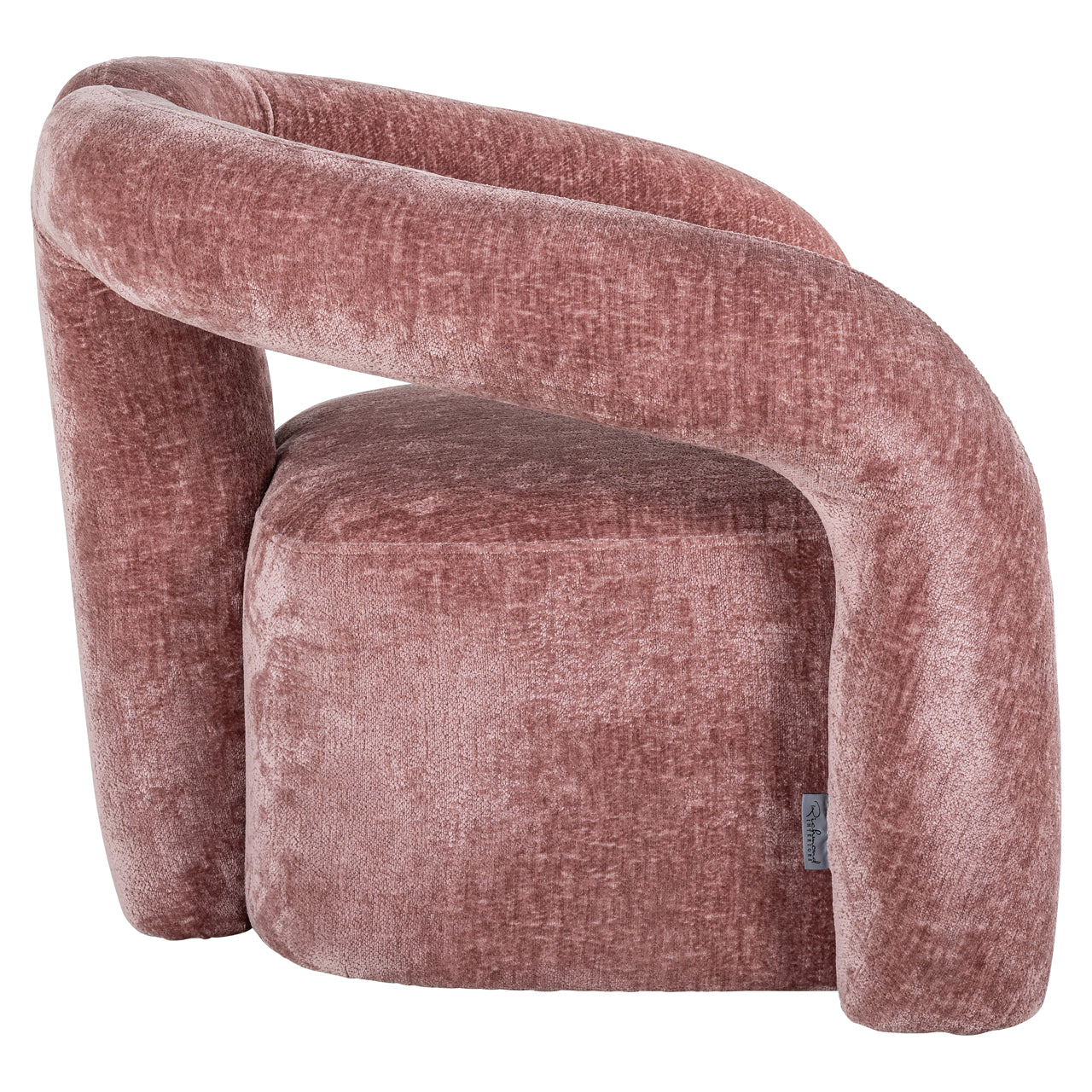 Lounge chair Dana rose chenille