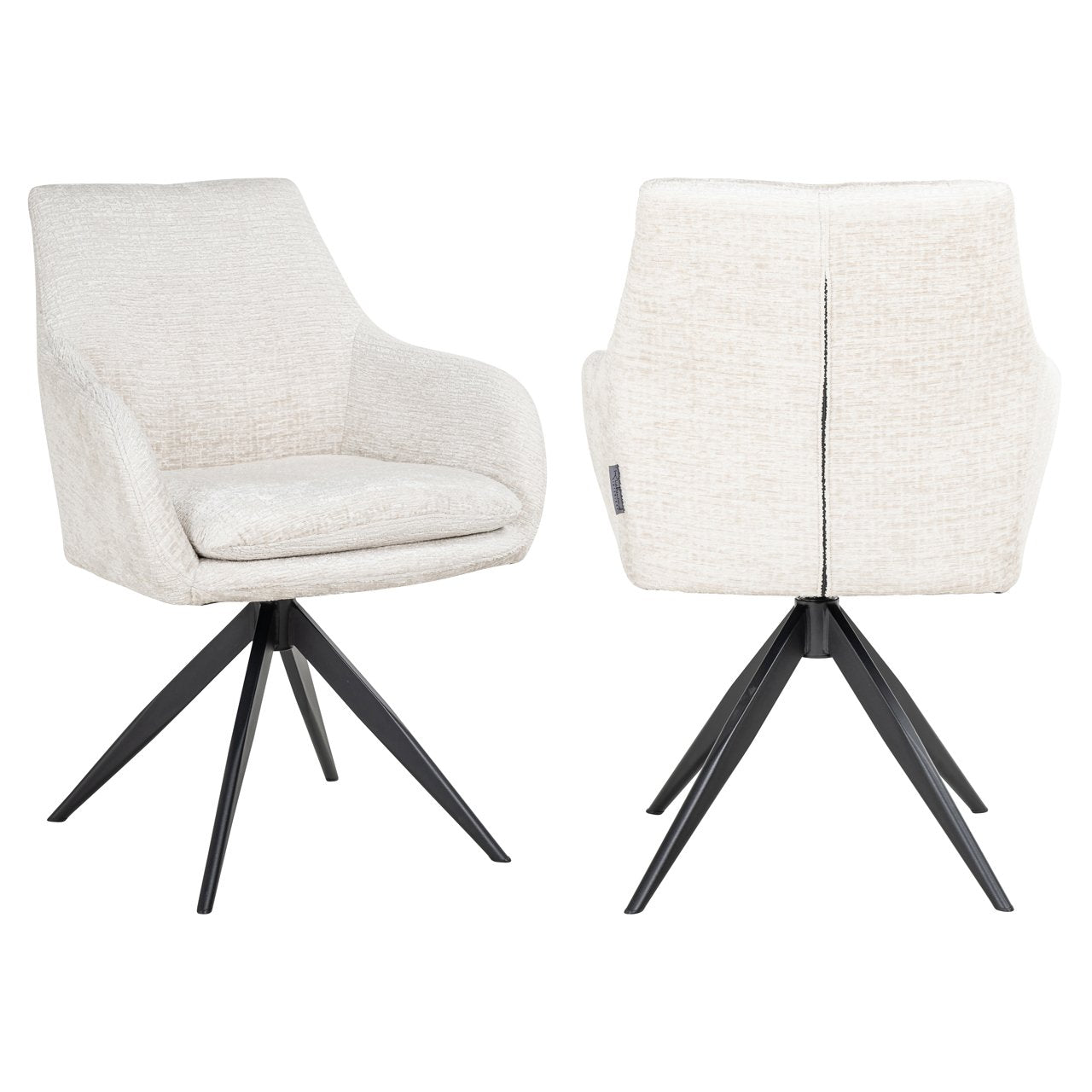 Dining chair Lisonne cream fusion swivel