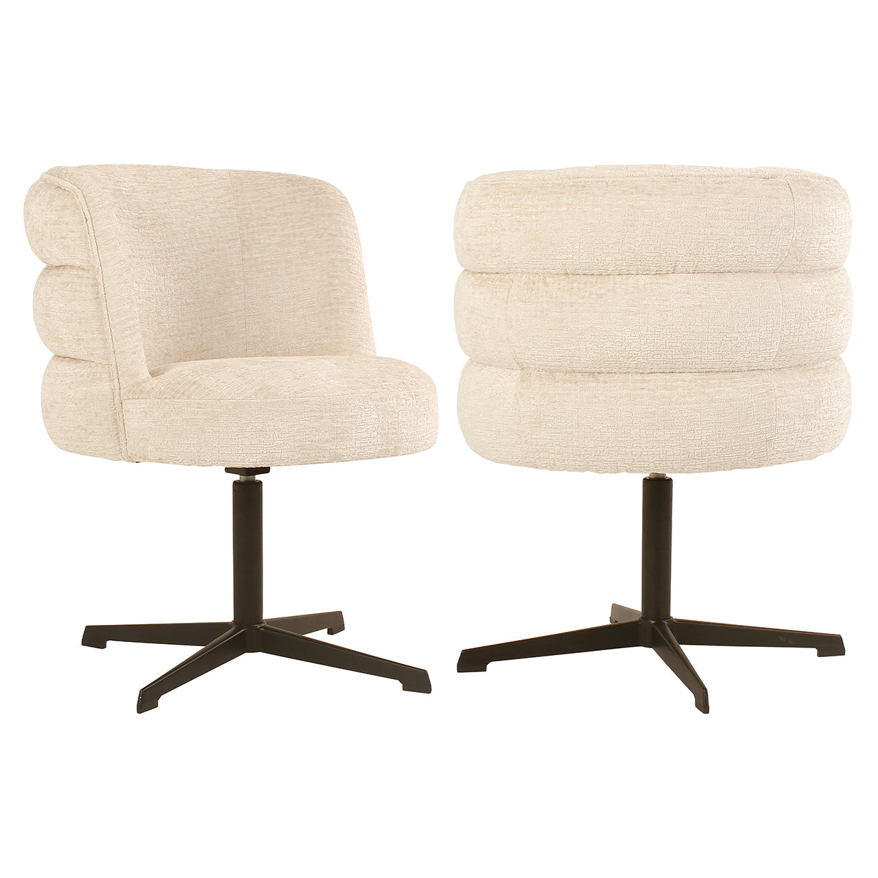 Dining chair Alexander Jones cream fusion swivel (Chadwick)