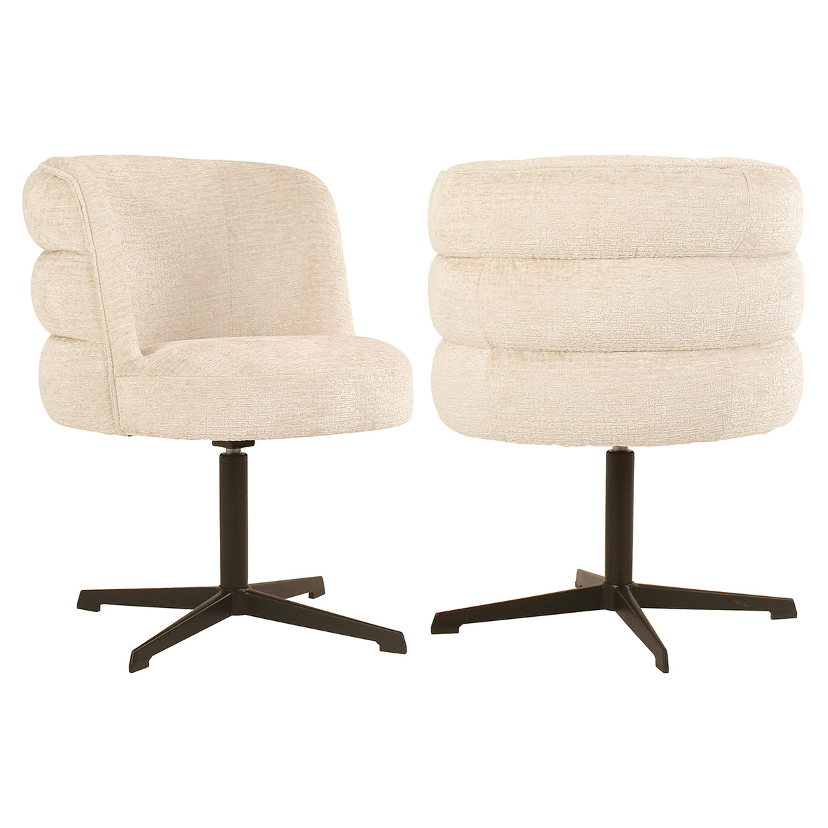 Dining chair Alexander Jones cream fusion swivel (Chadwick)