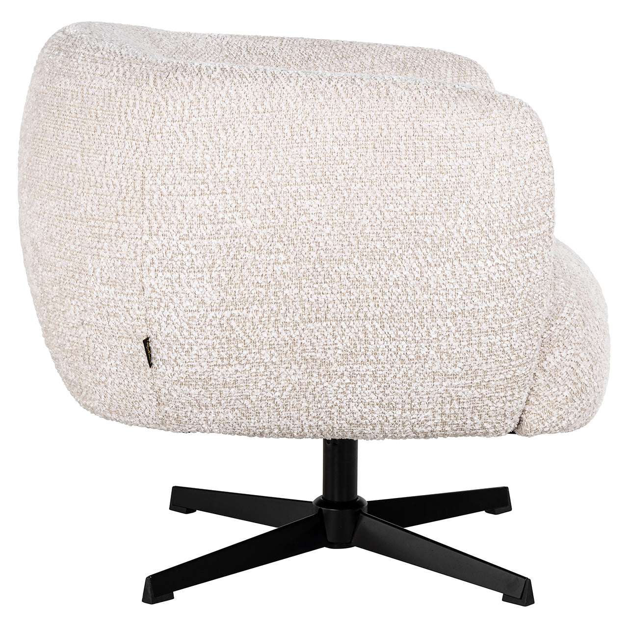 Swivel lounge chair Estelle (Be Lovely 11 Cream)