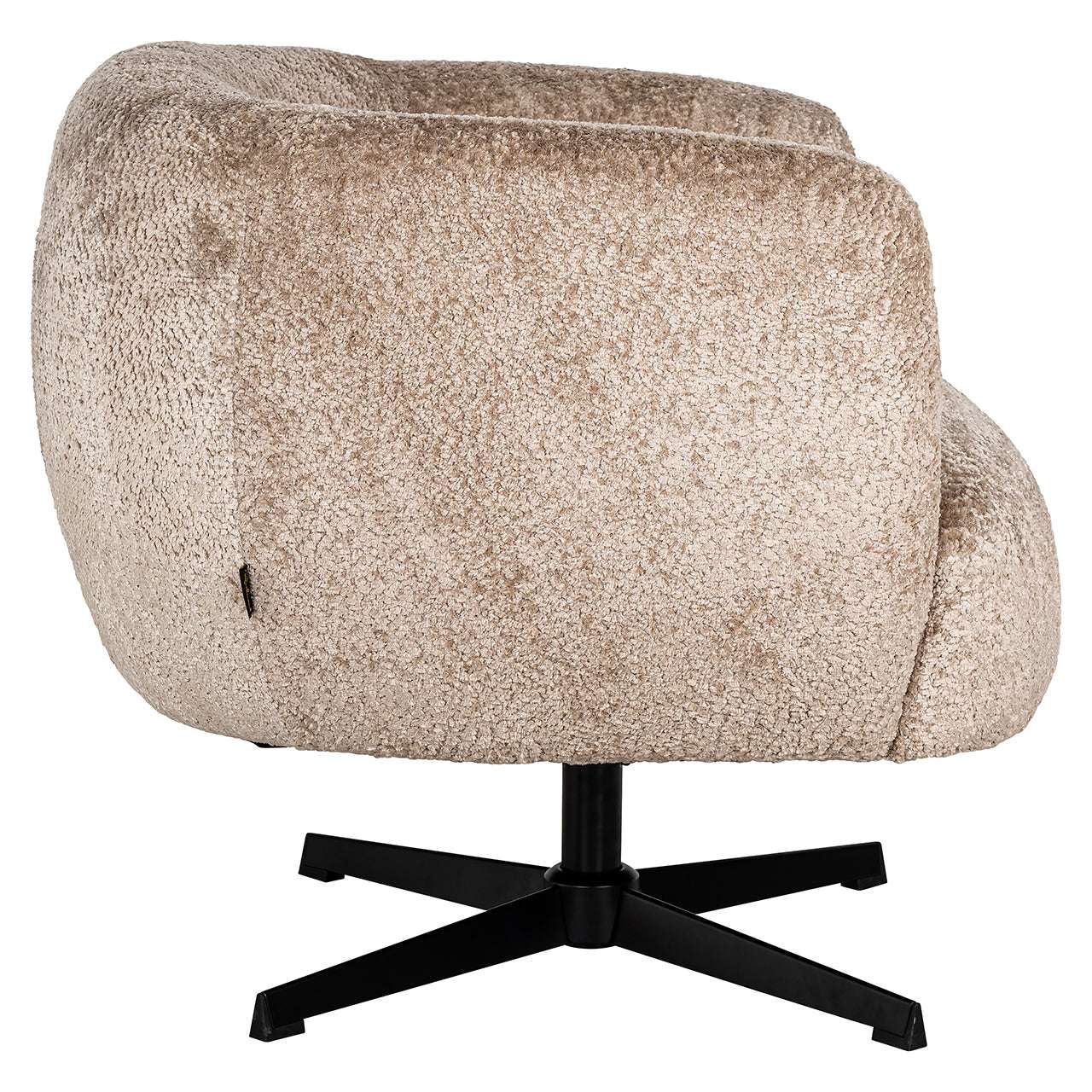 Swivel lounge chair Estelle (Sheep 01 nature)