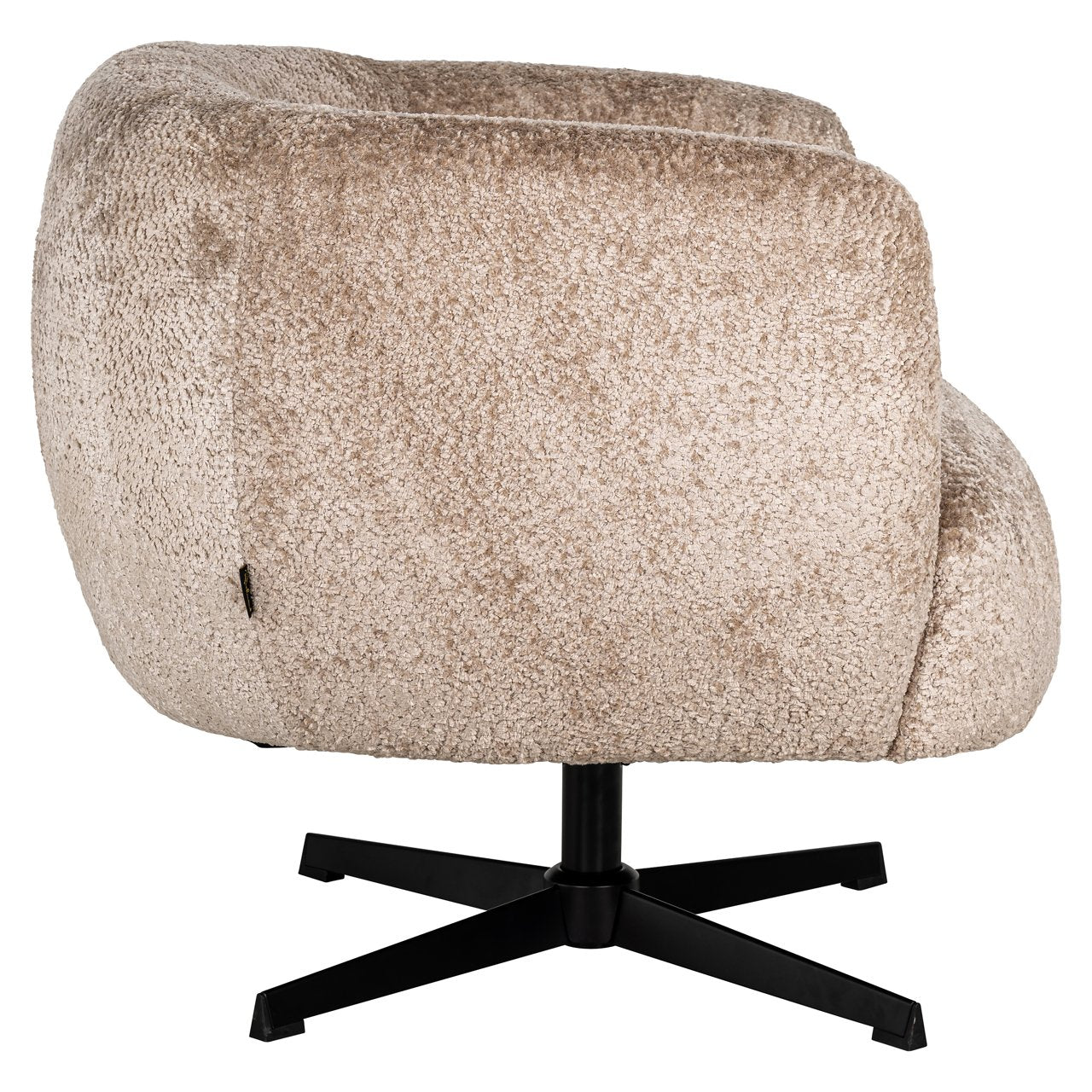 Lounge chair Estelle sheep natural swivel