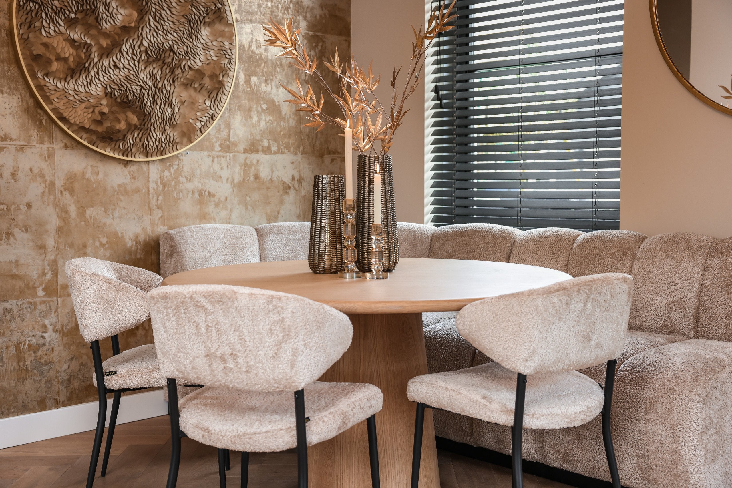 Dining chair Bea sheep natural (Set of 2)