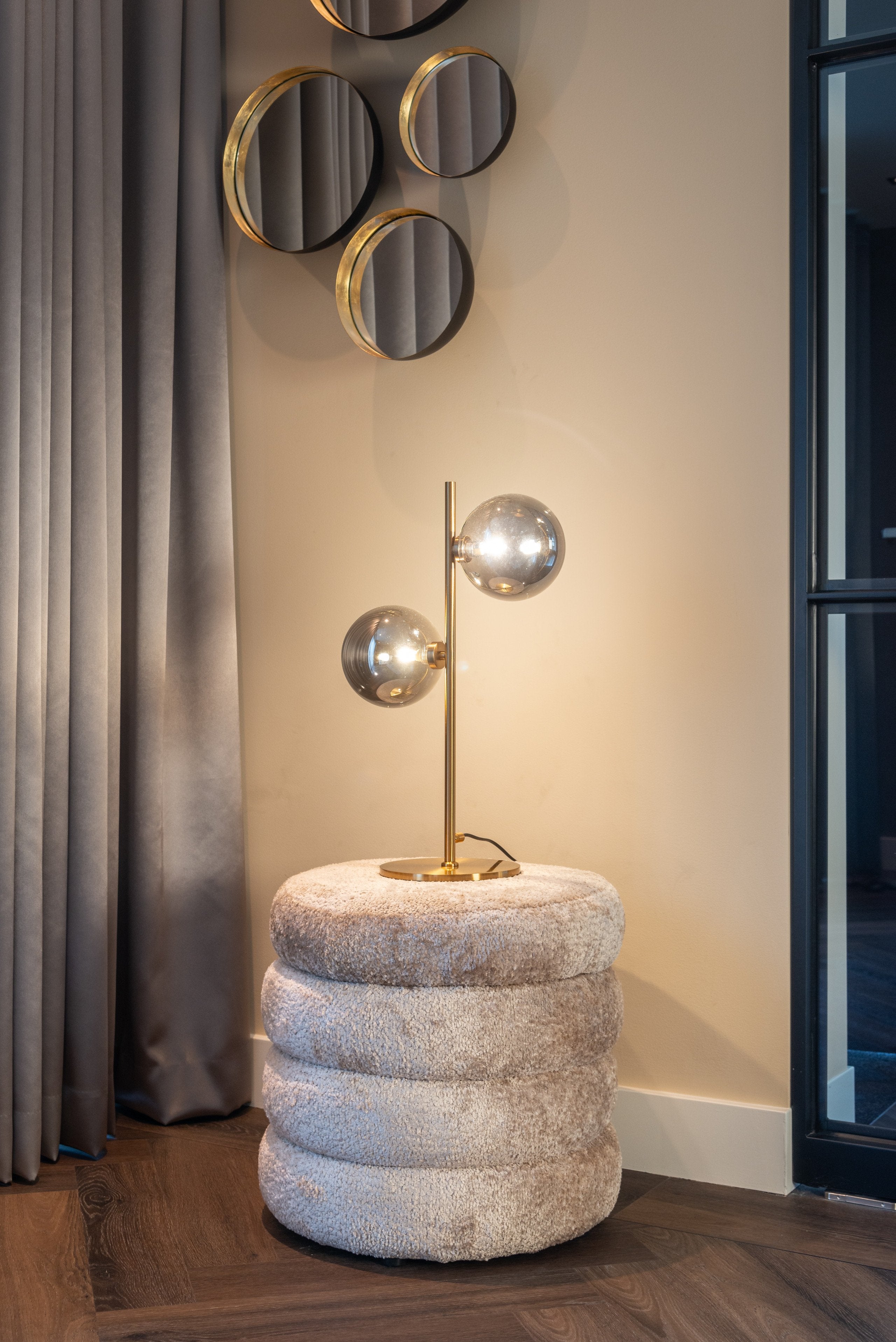 Pouffe & Footstool Adele sheep natural