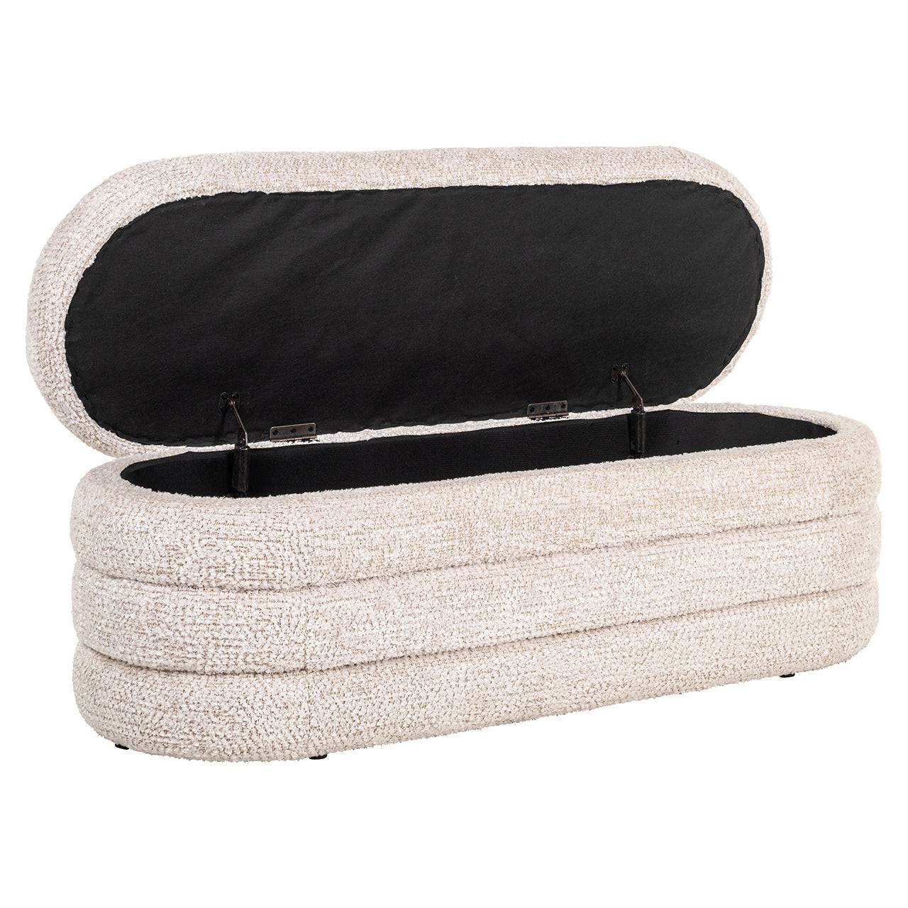 Pouffe Camile lovely cream (Be Lovely 11 Cream)