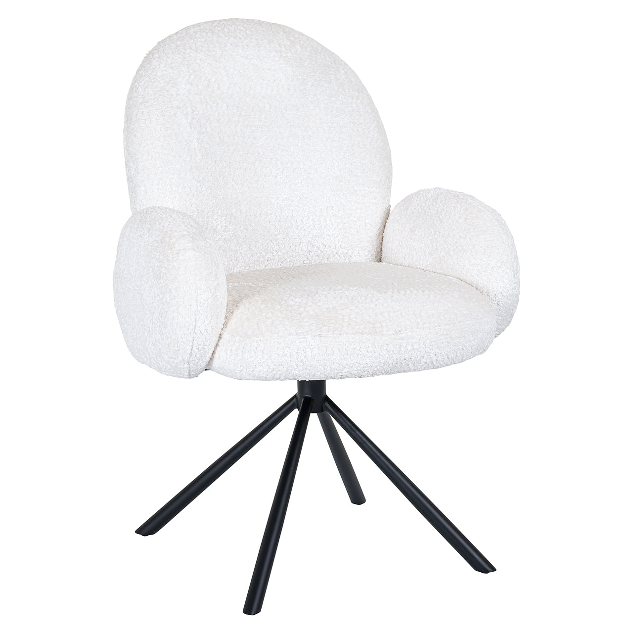 Swivel chair - Jolie (Sheep 02 white)