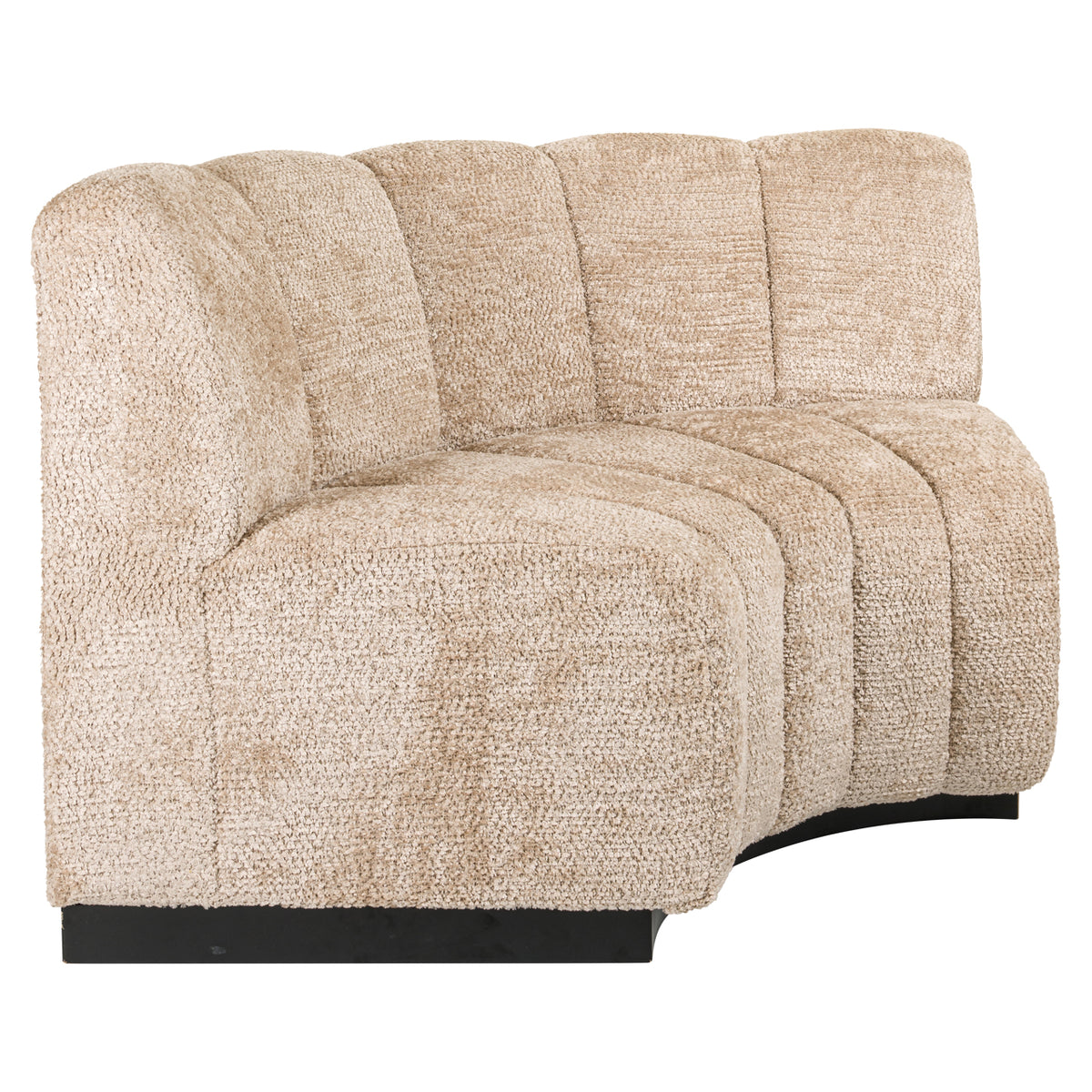 Dining bench Hillpark lovely beige round corner