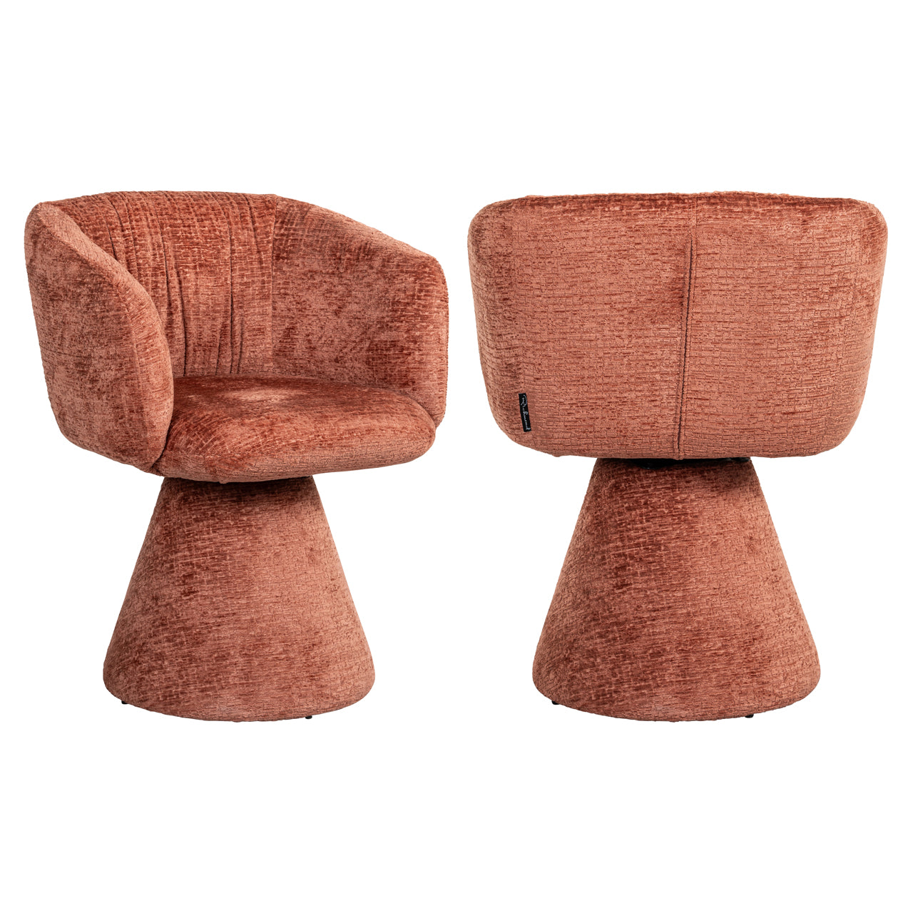 Dining chair Madeline blush fusion swivel