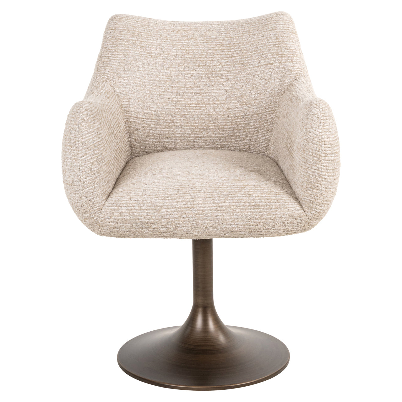 Dining chair Aldo natural linear swivel