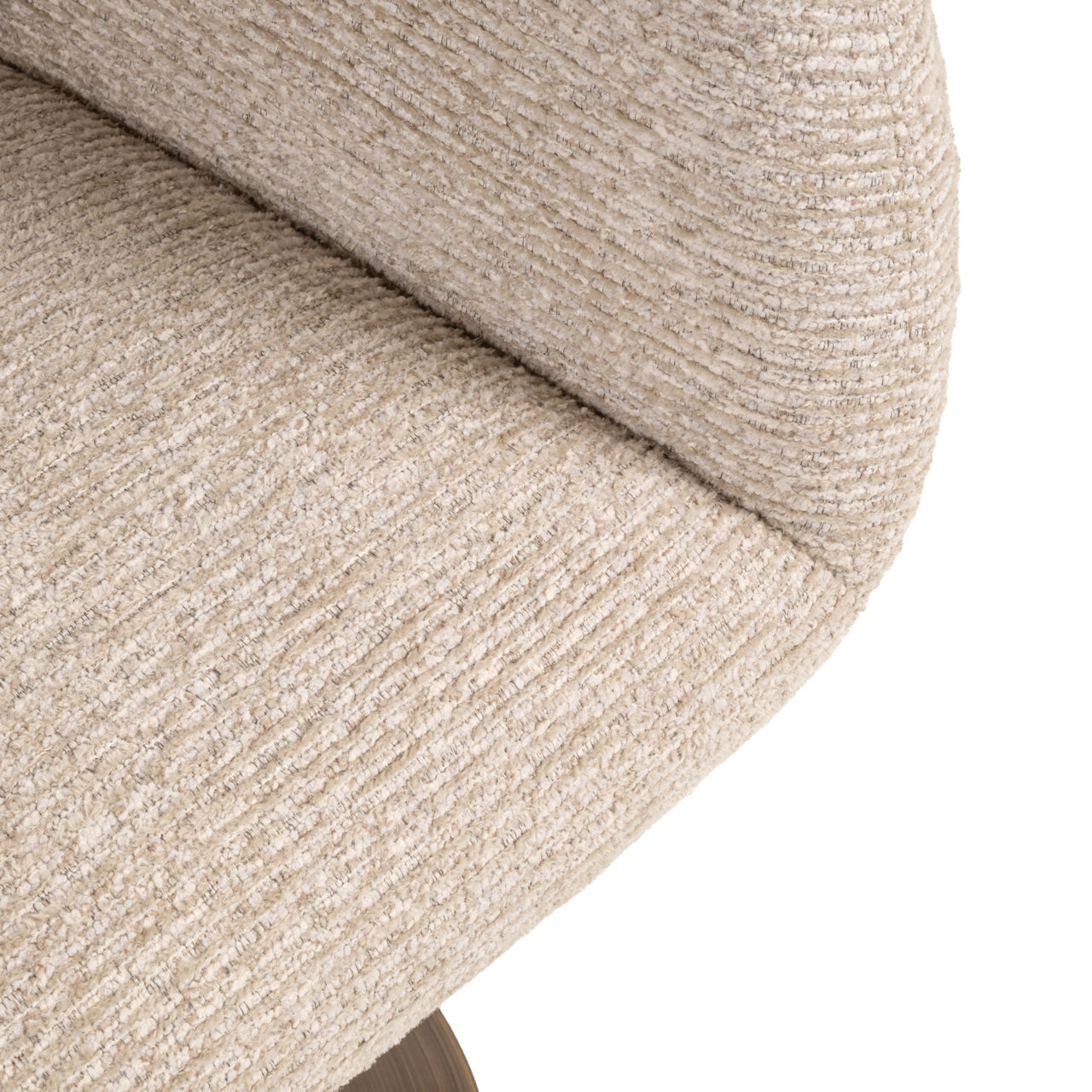 Dining chair Aldo natural linear swivel