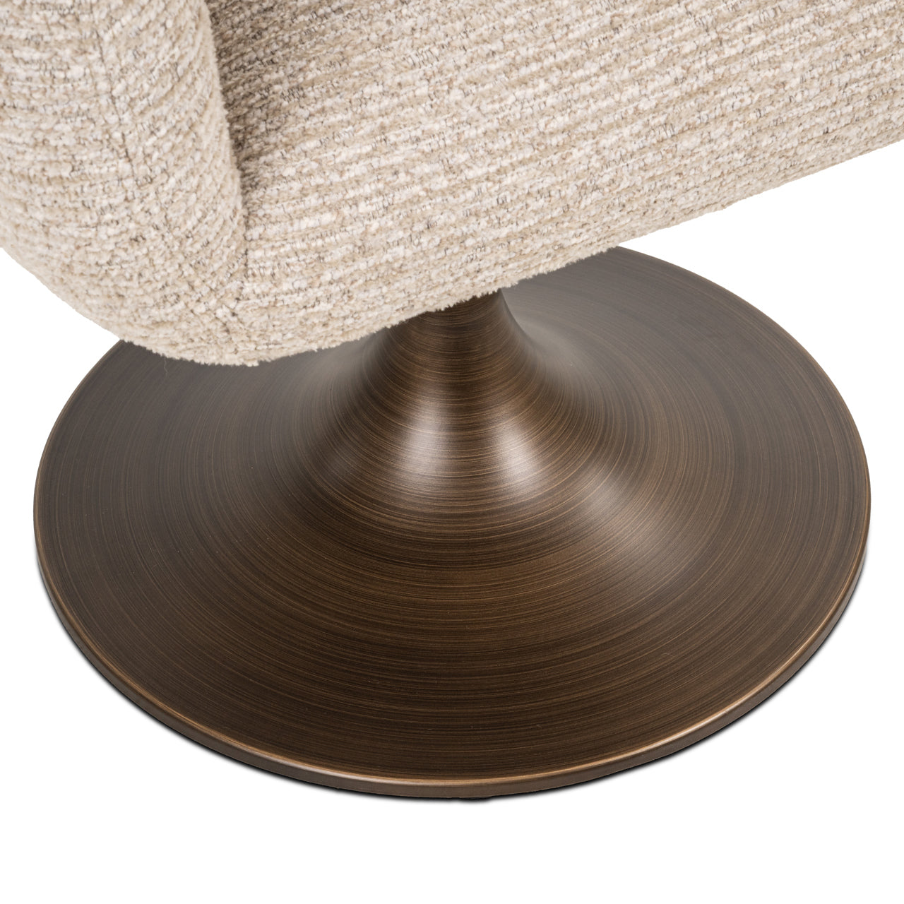 Dining chair Aldo natural linear swivel