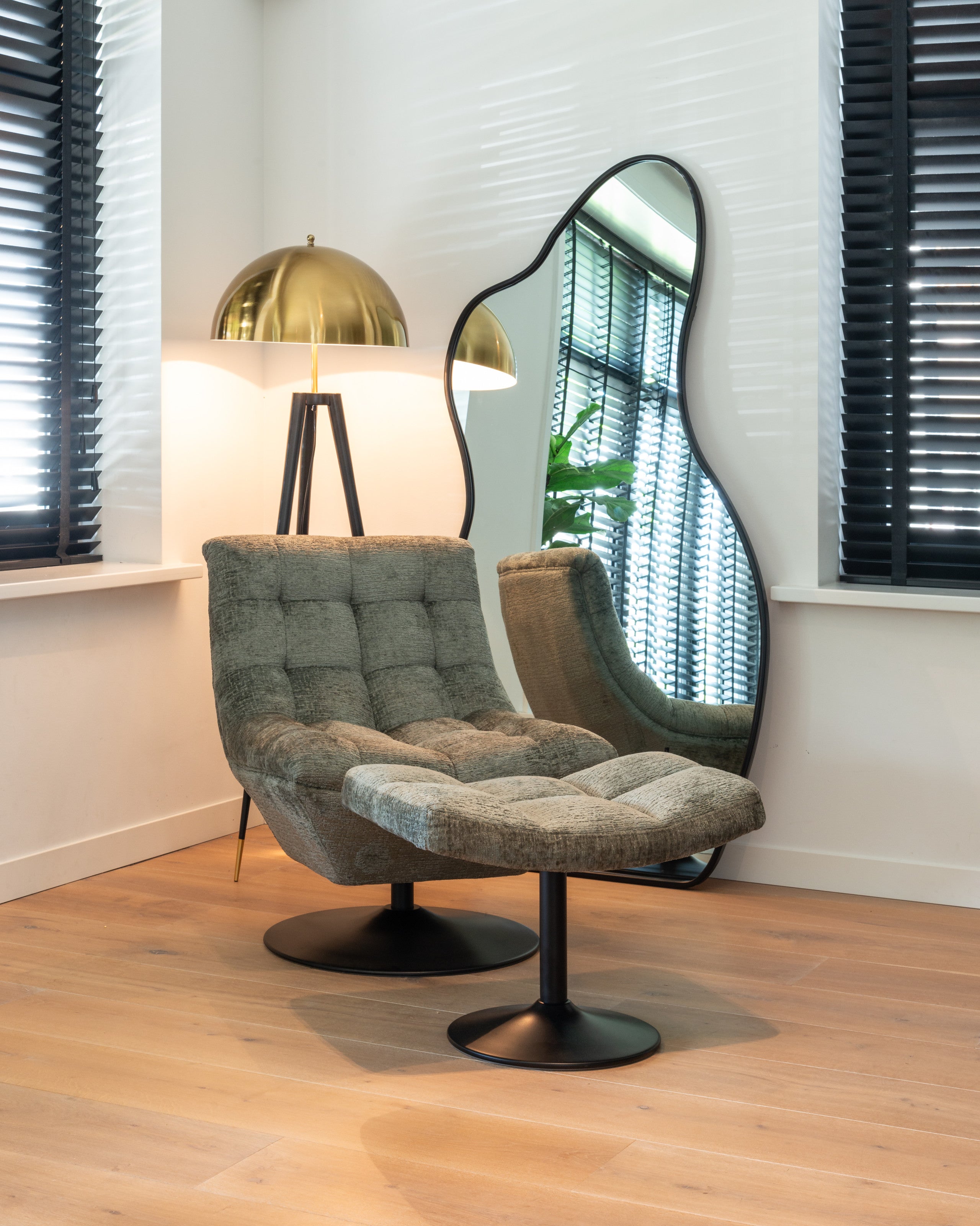 Mirror Alton brushed gold
