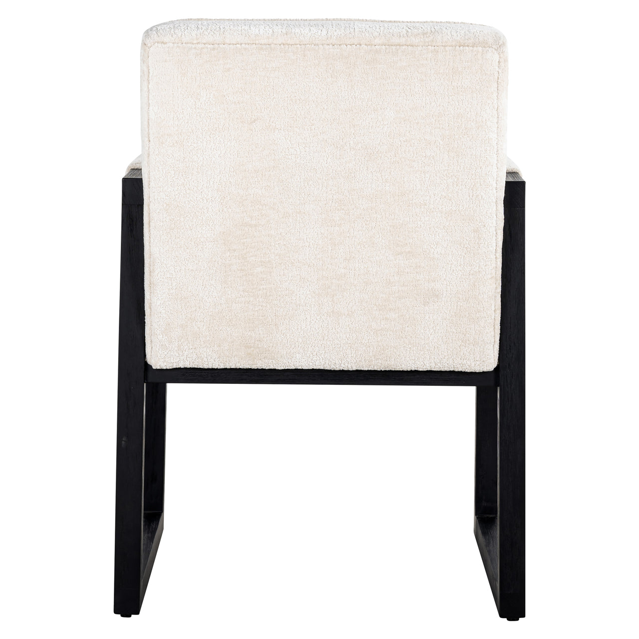 Dining chair Beck white chenille