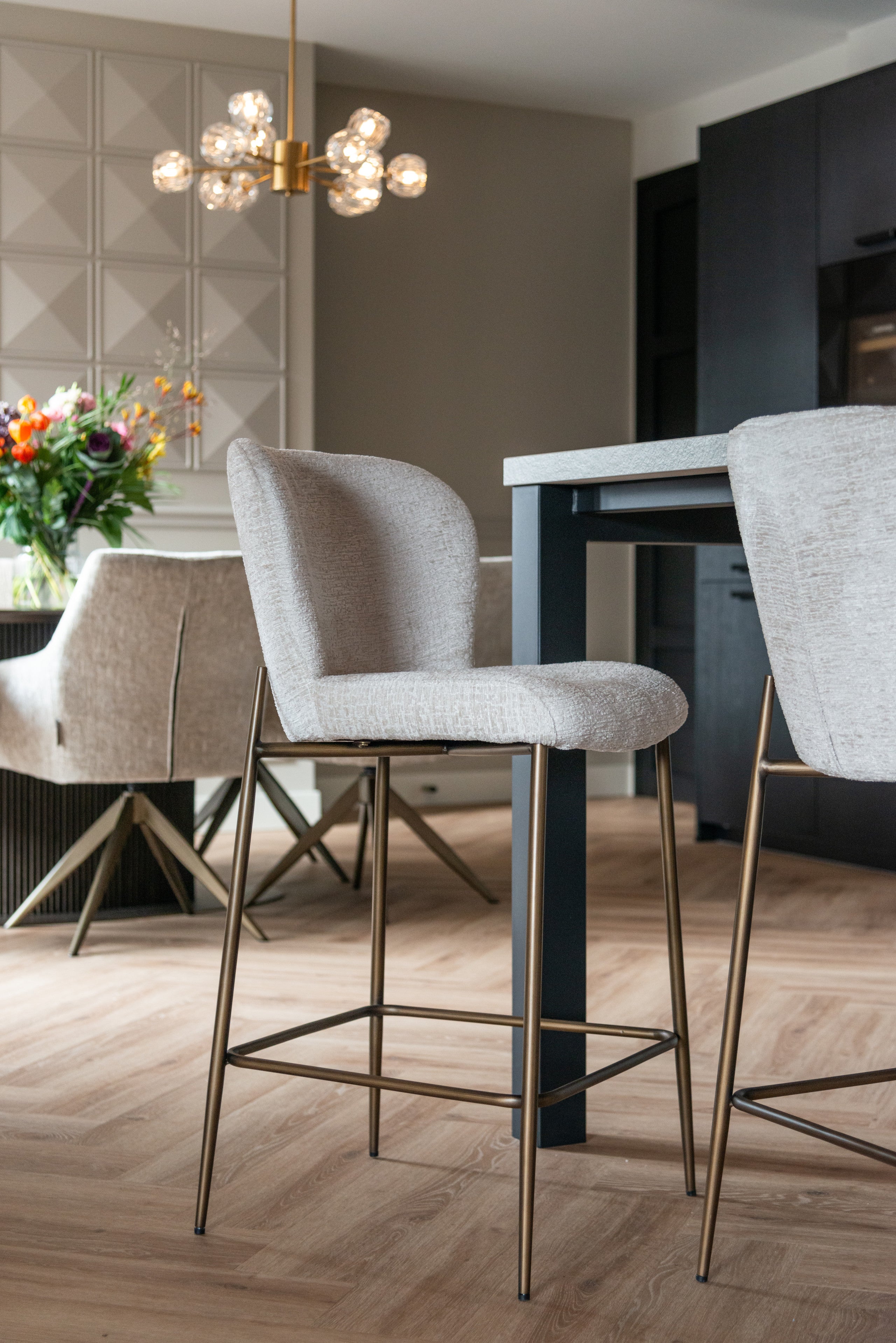 Counter stool Darby cream fusion