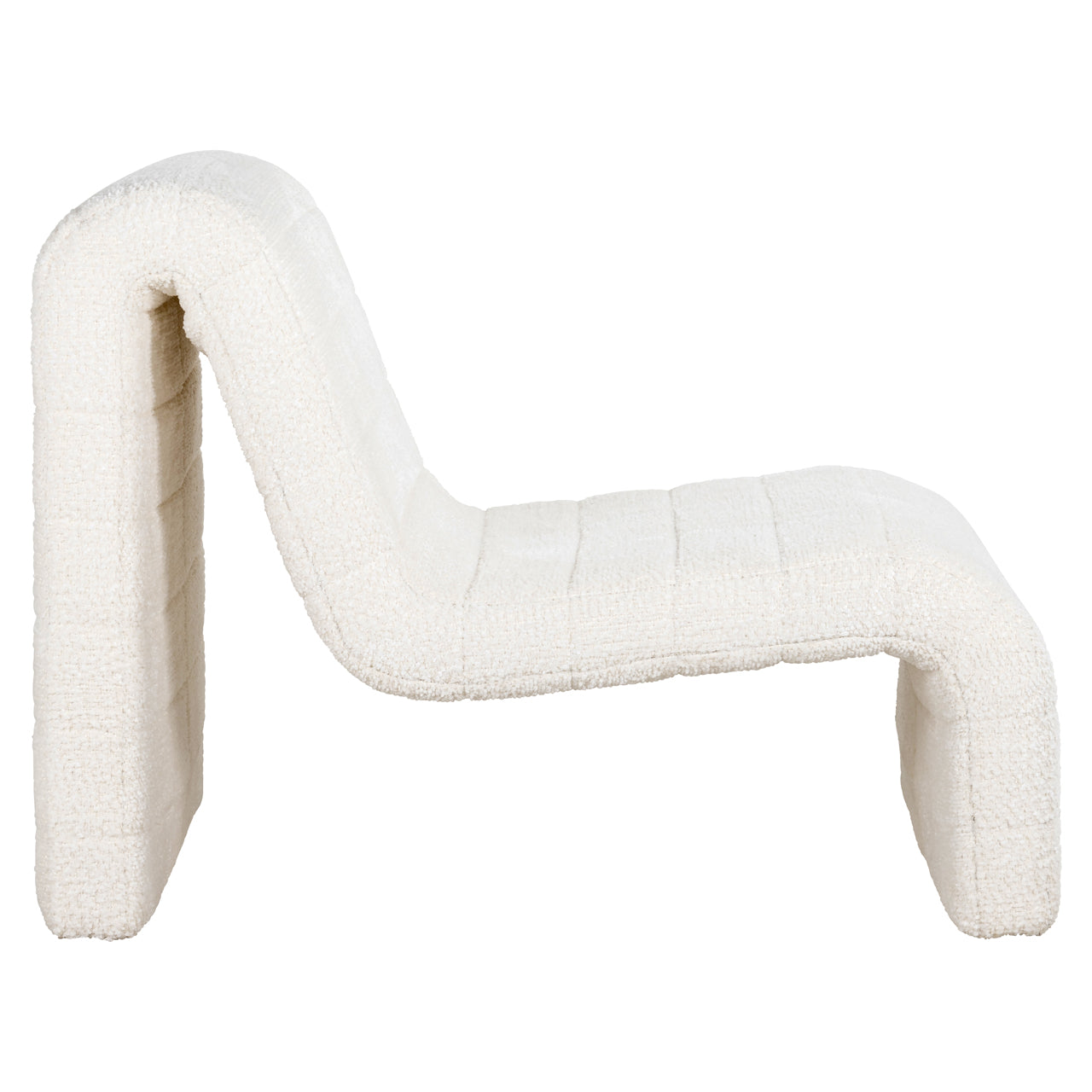 Lounge chair Kelly lovely white
