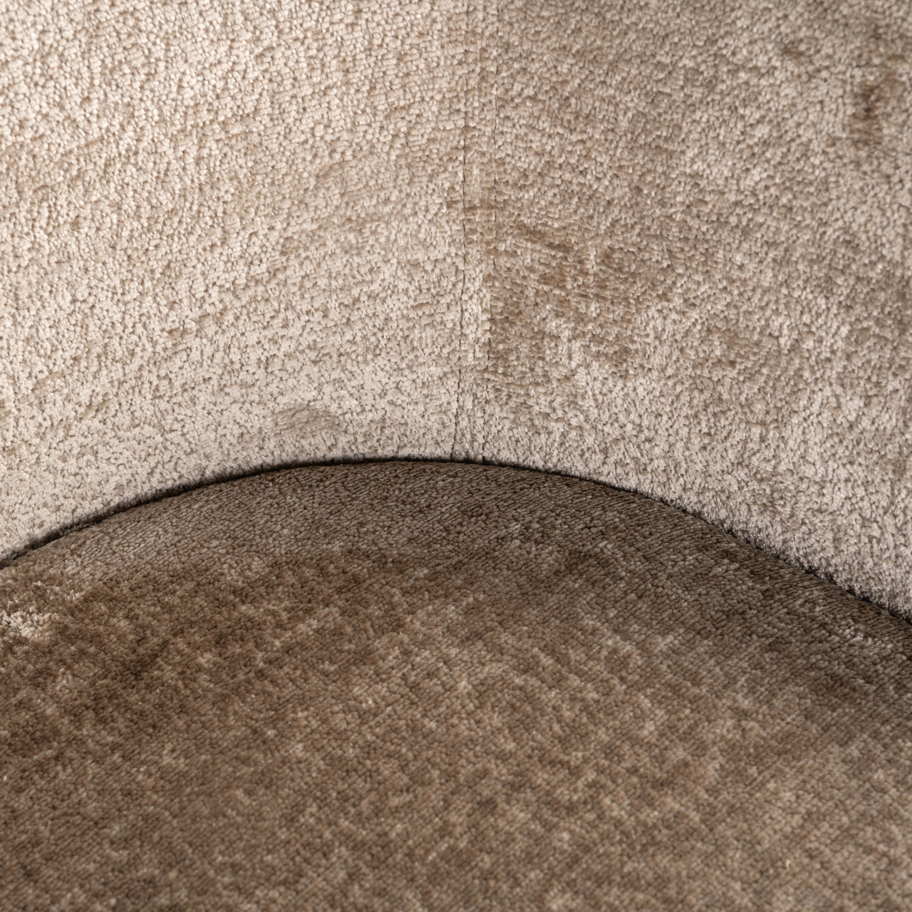 Dining chair Ruby taupe chenille