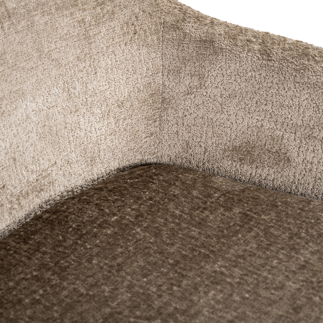 Dining chair Marlon taupe chenille swivel