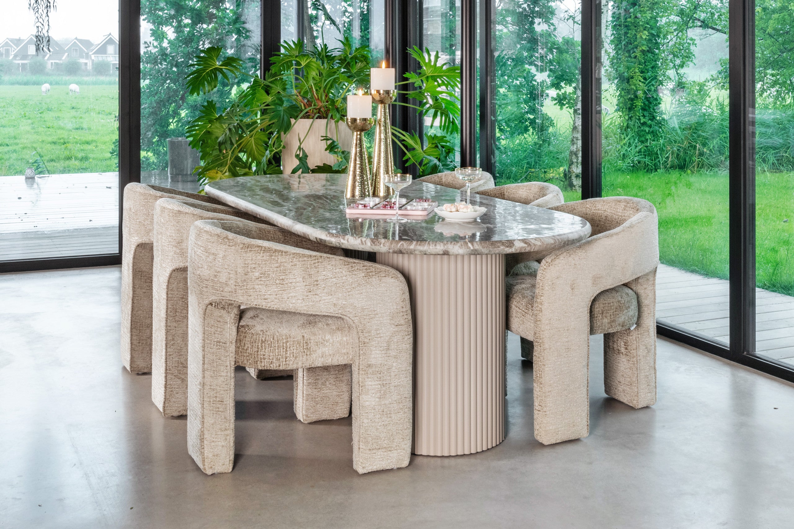 Dining chair Belle desert fusion fire retardant