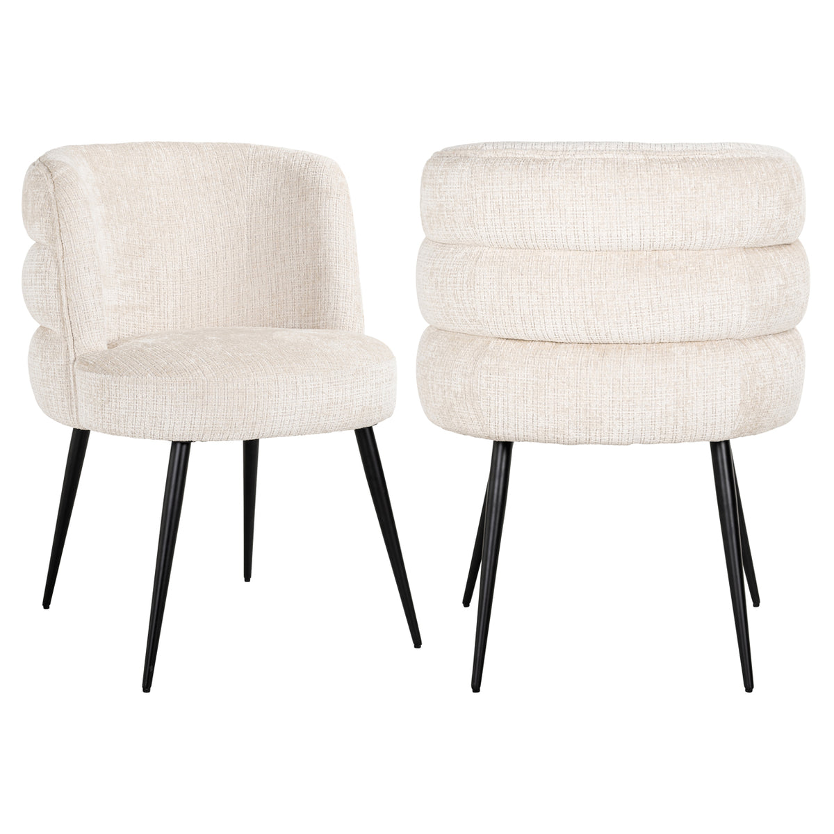 Dining chair Stella niagara beige fire retardant