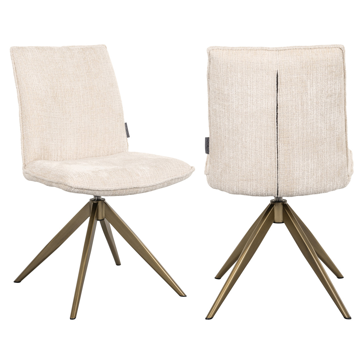 Dining chair Dakota niagara beige swivel