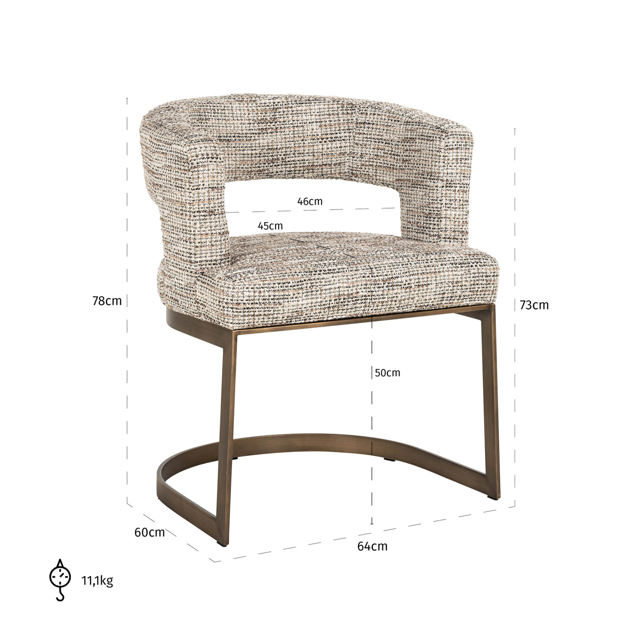 Dining chair Ellis trendy nature