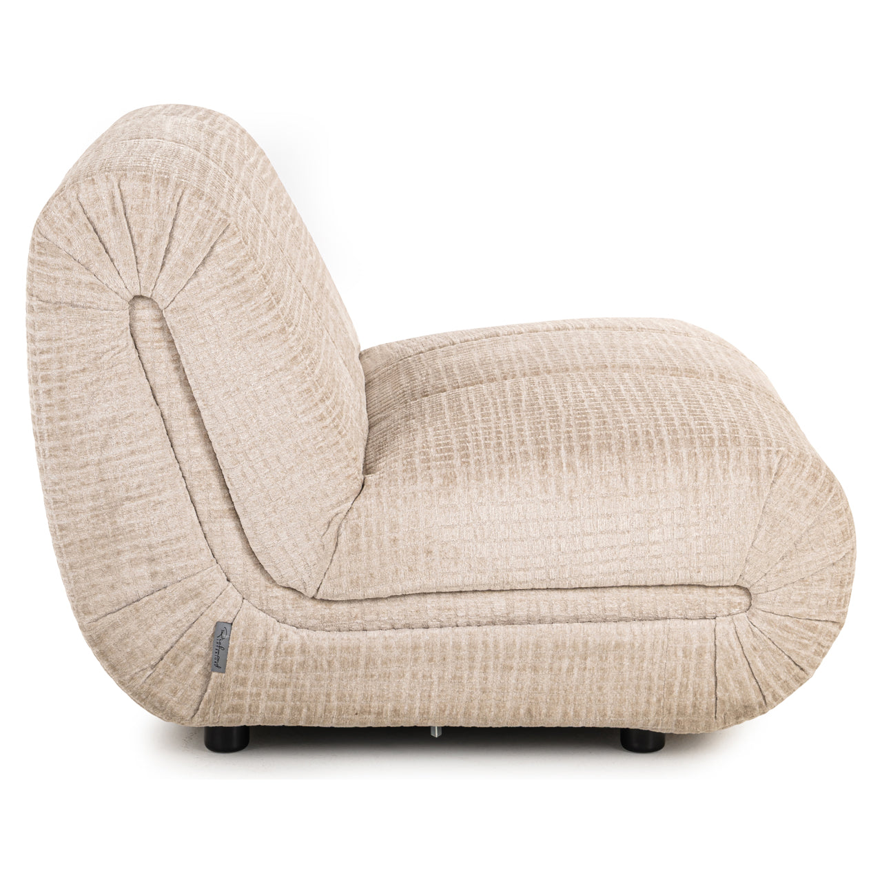 Lounge chair Kyli jasper cream