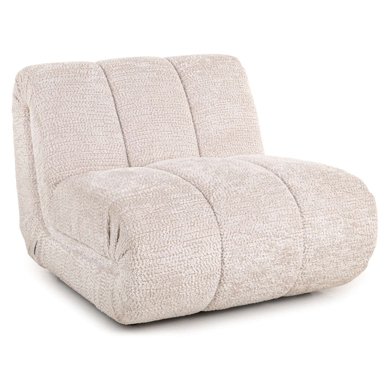 Lounge chair Kyli lovely cream