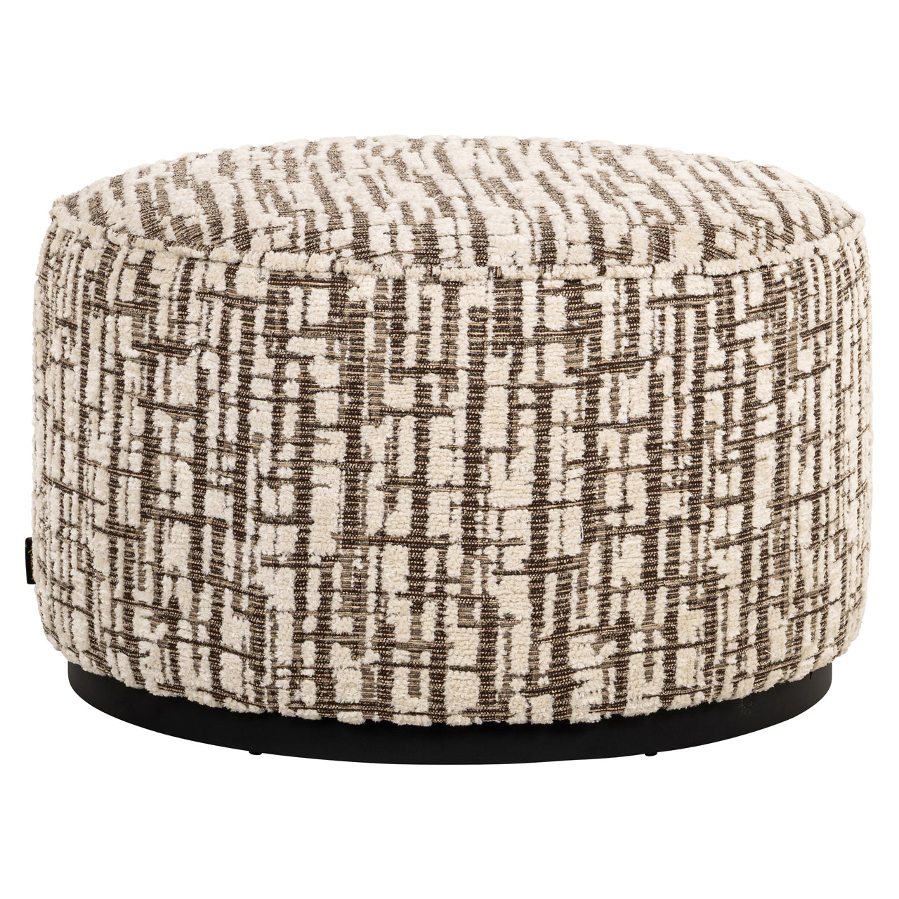 Pouffe & Footstool Lexie cream 70Ø