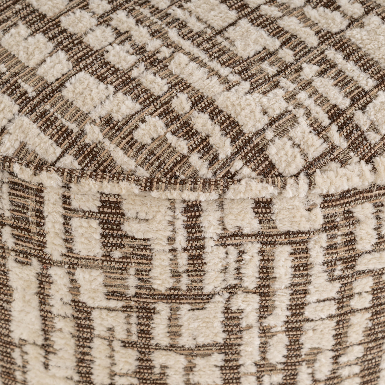 Pouffe & Footstool Lexie cream 70Ø