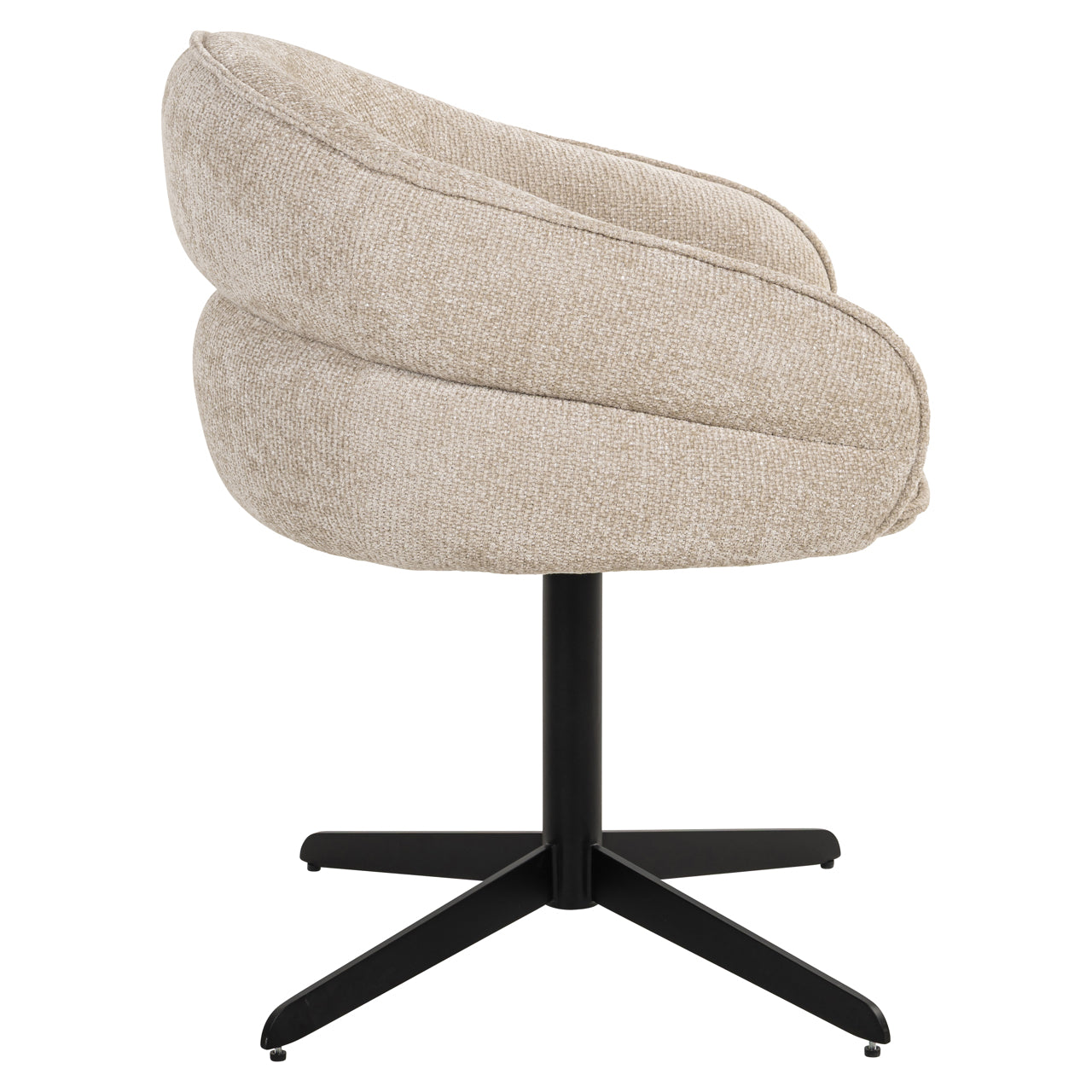 Dining chair Angelina cream unicorn swivel