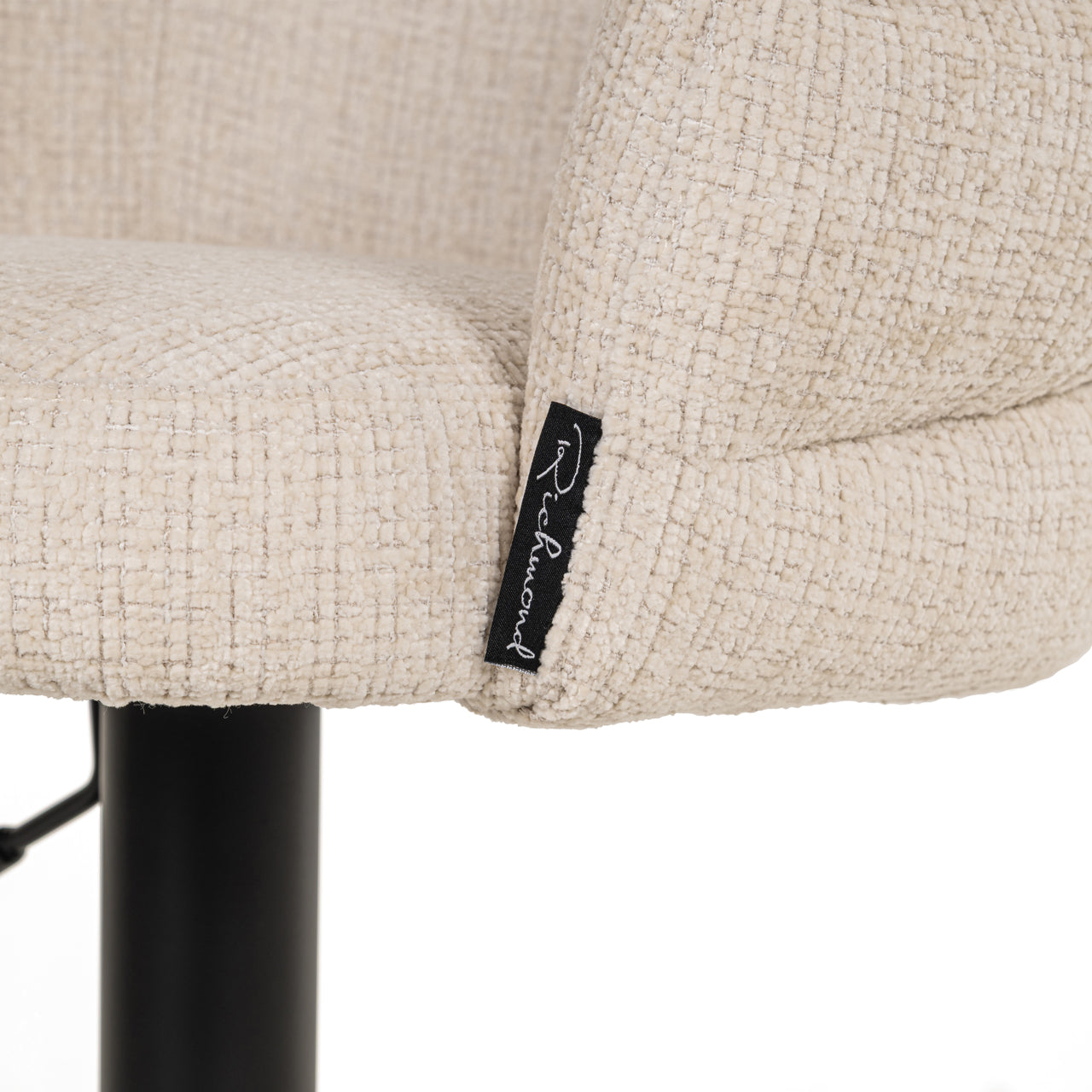 Bar stool Nikki niagara beige swivel fire retardant