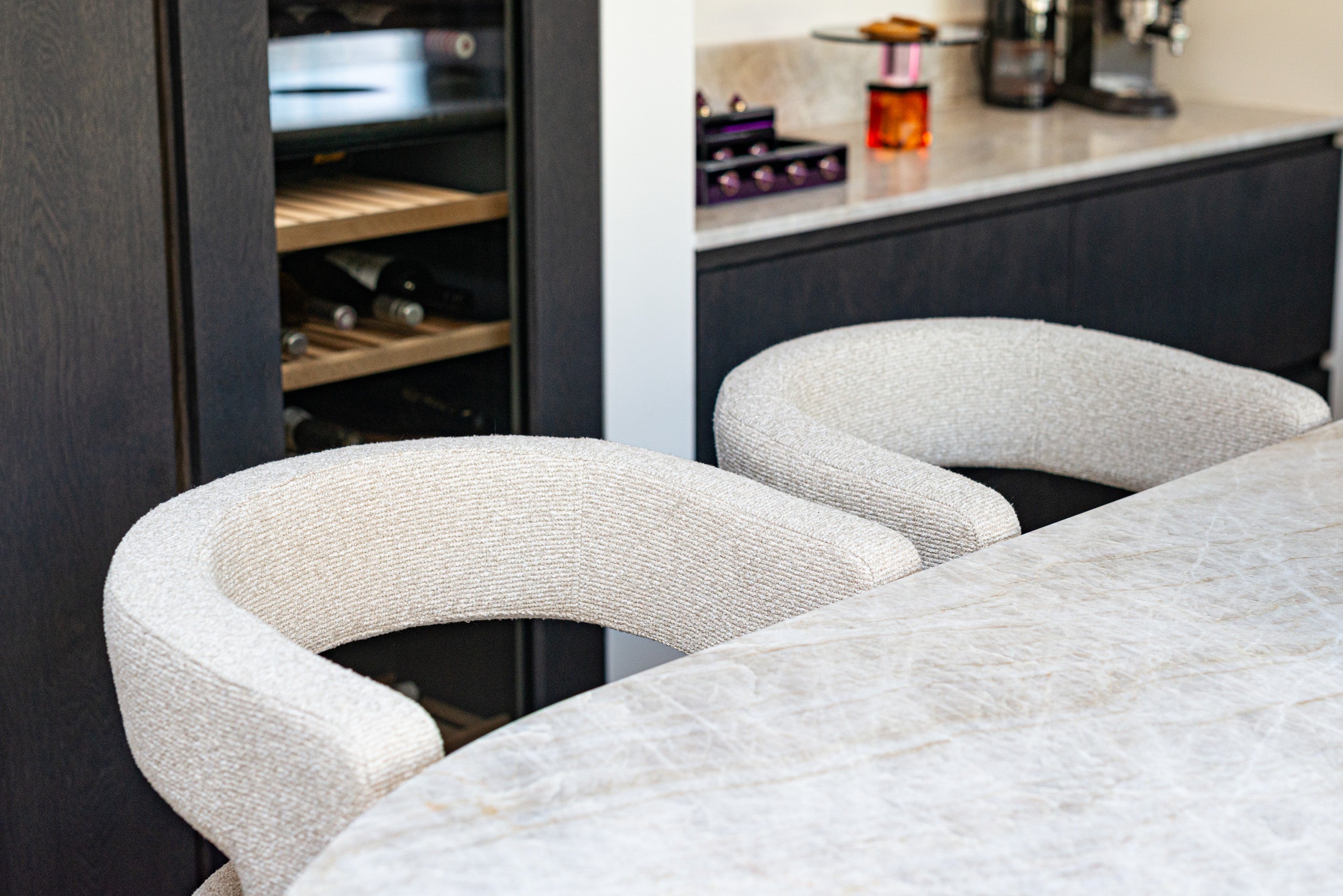 Bar stool Ellis biscotti