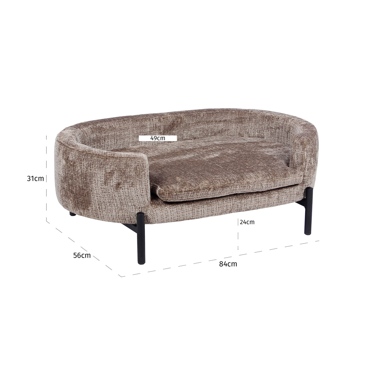 Pet bed Dolly niagara stone