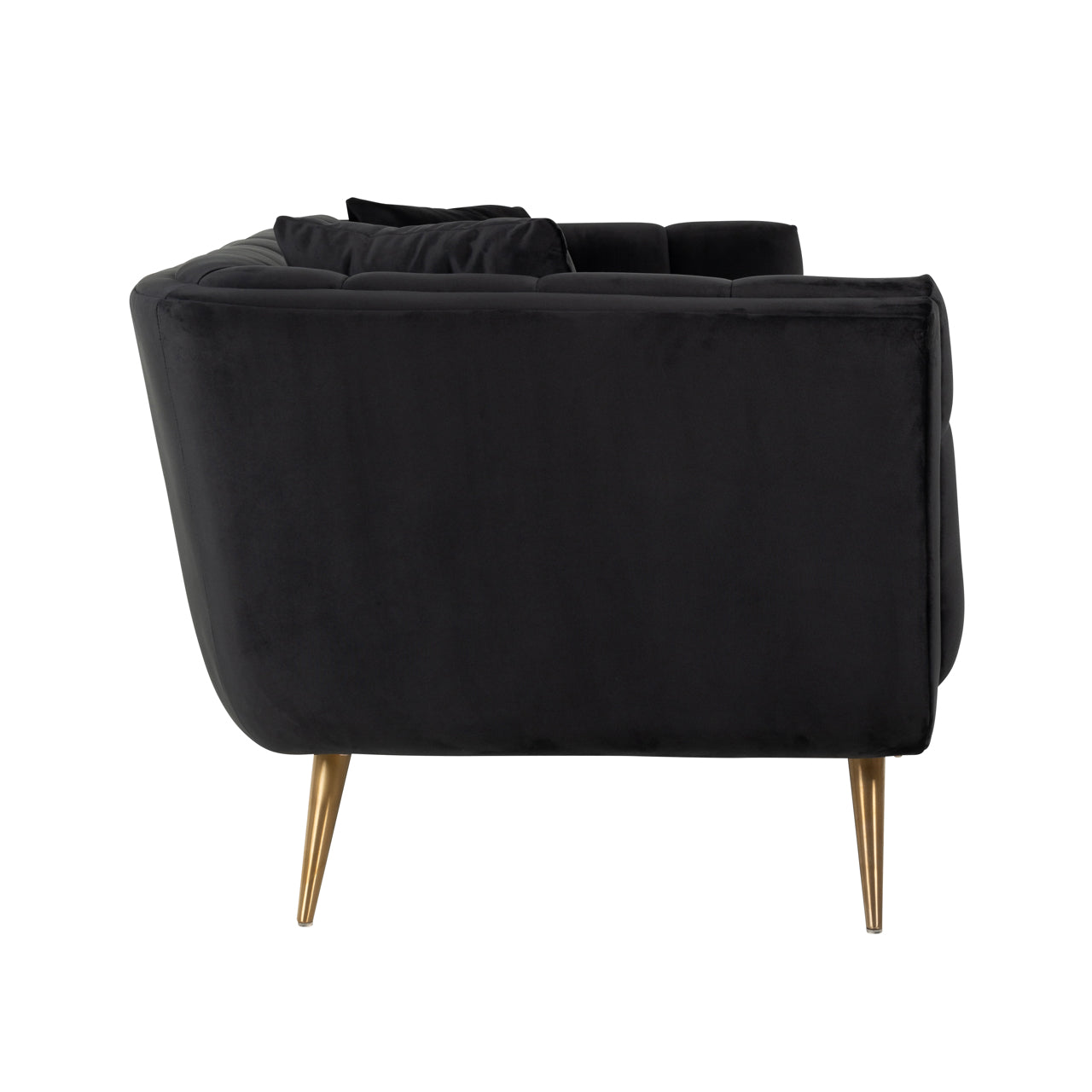 Sofa Huxley anthracite velvet
