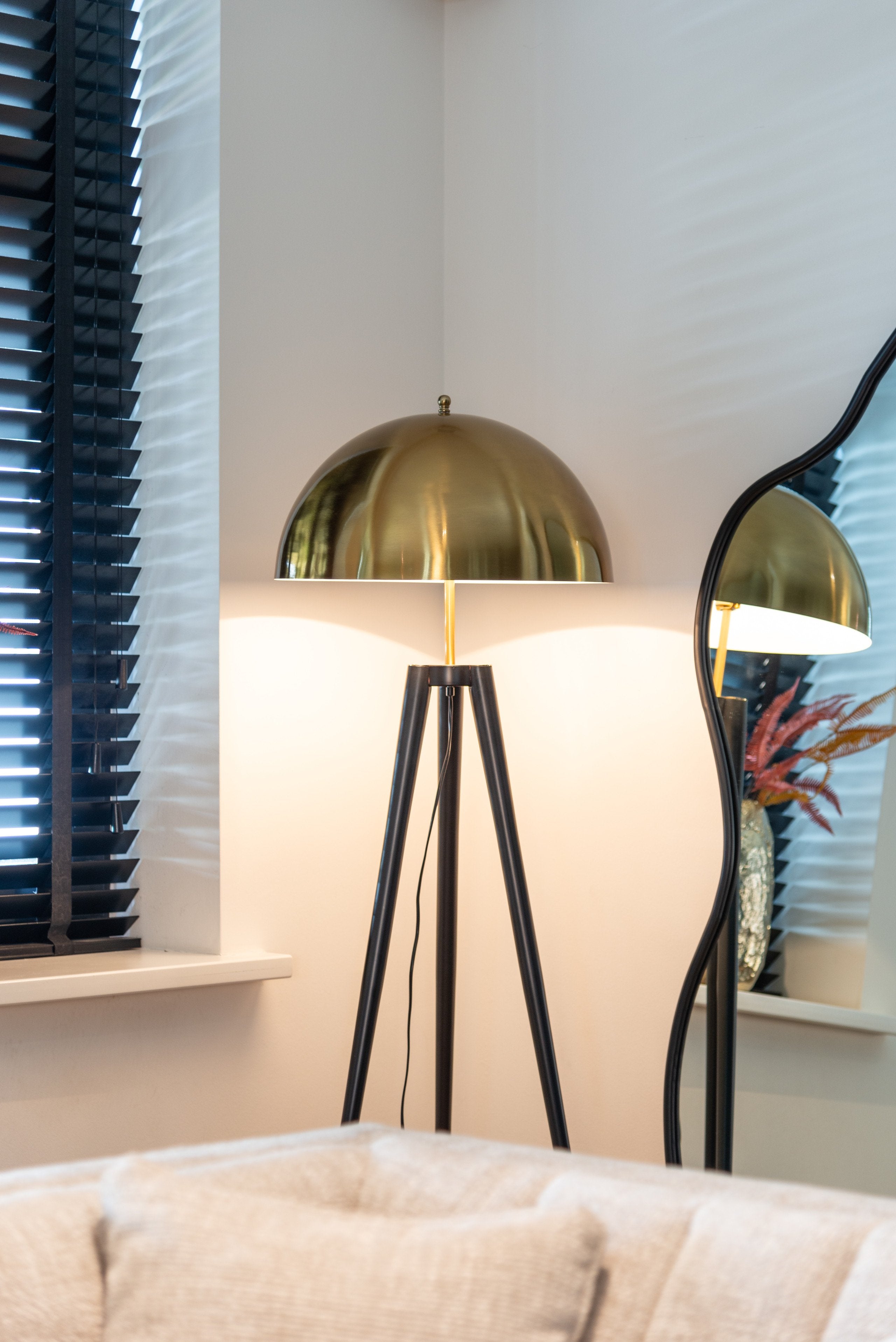 Mirror Alton brushed gold