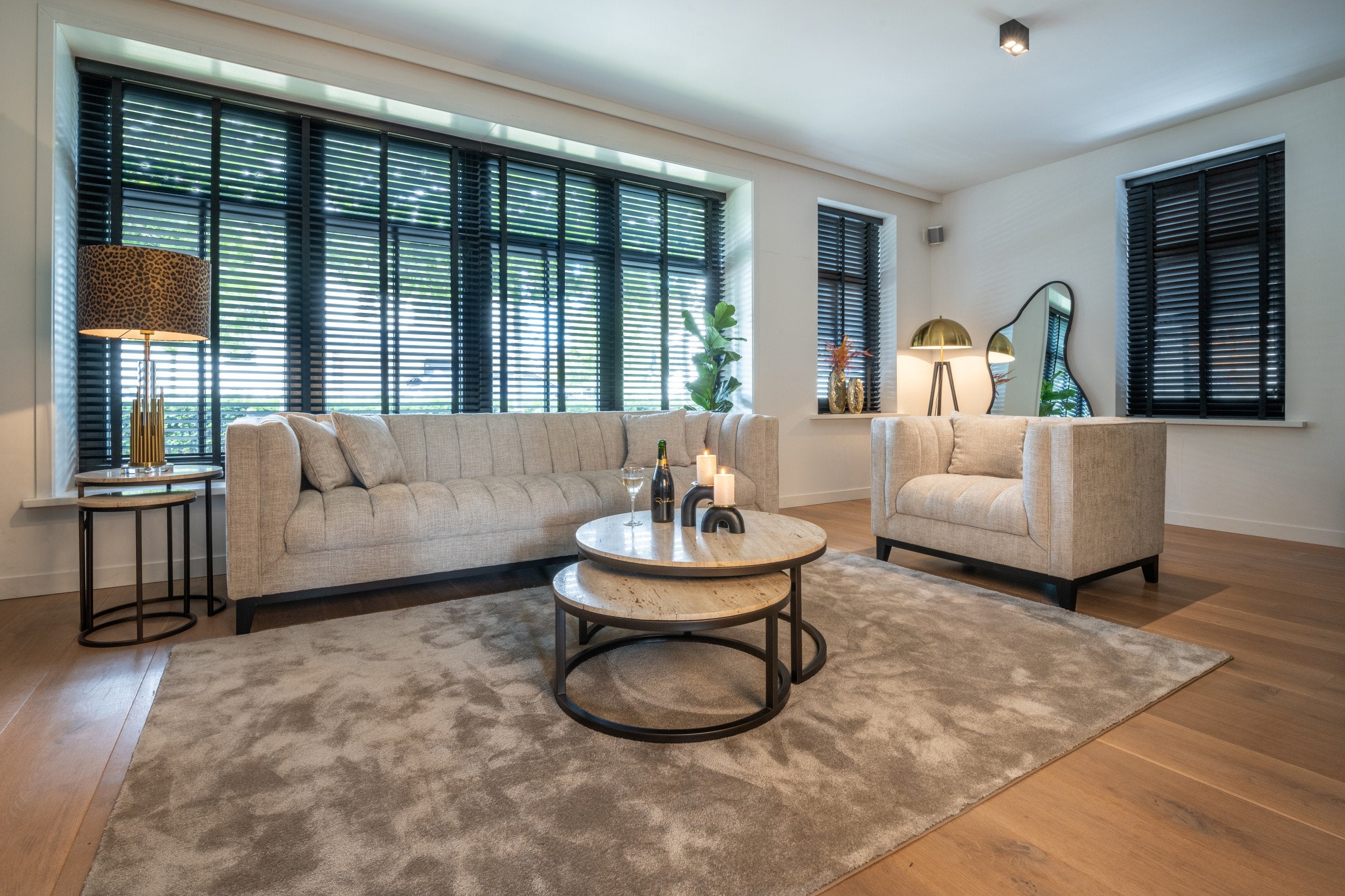 Table lamp Dex brushed gold