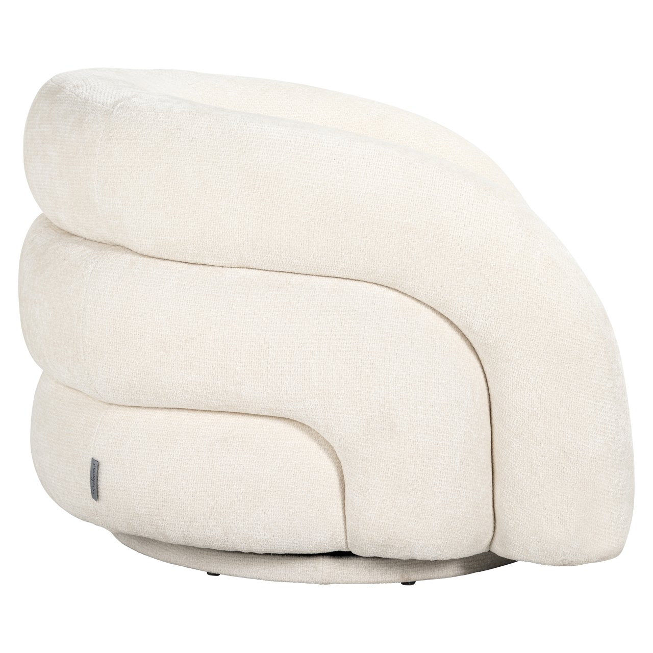 Lounge chair Arcus white unicorn swivel