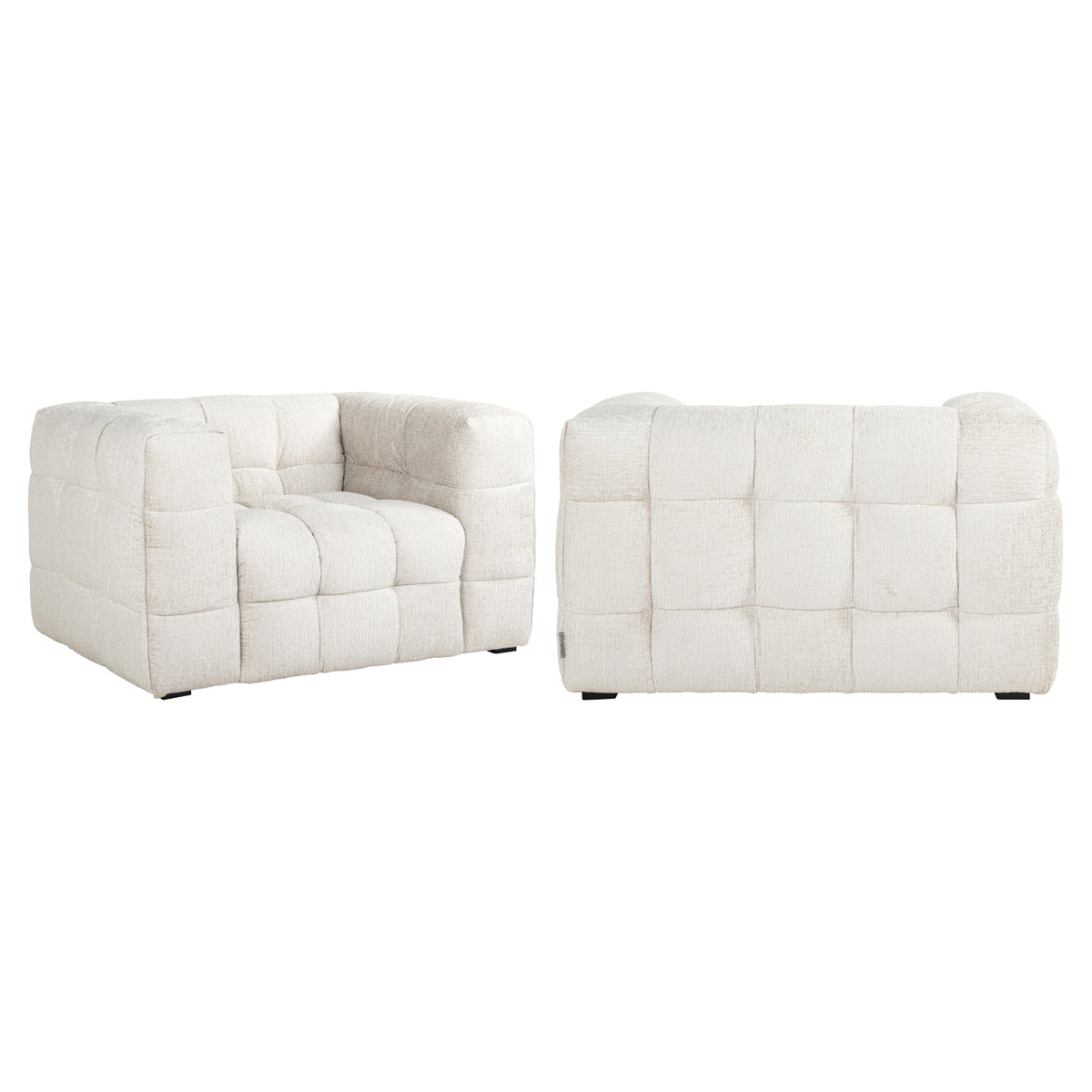 Lounge chair Merrol cream fusion fire retardant