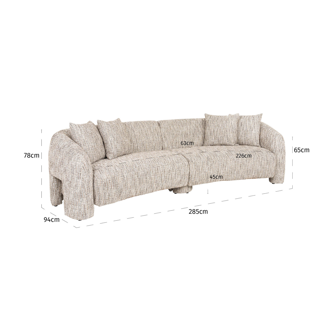 Sofa Milania trendy nature