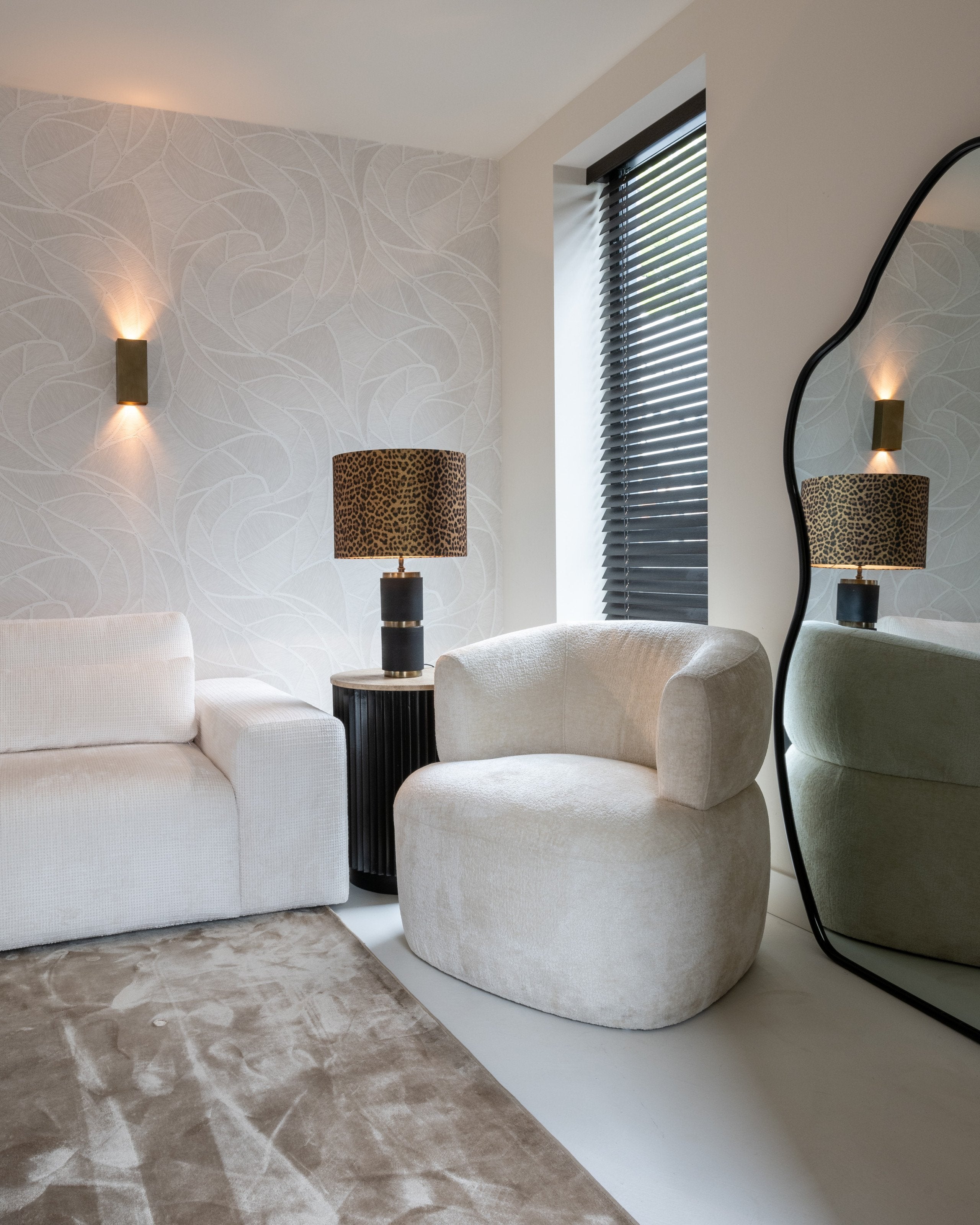 End table Hampton dark brown 45Ø