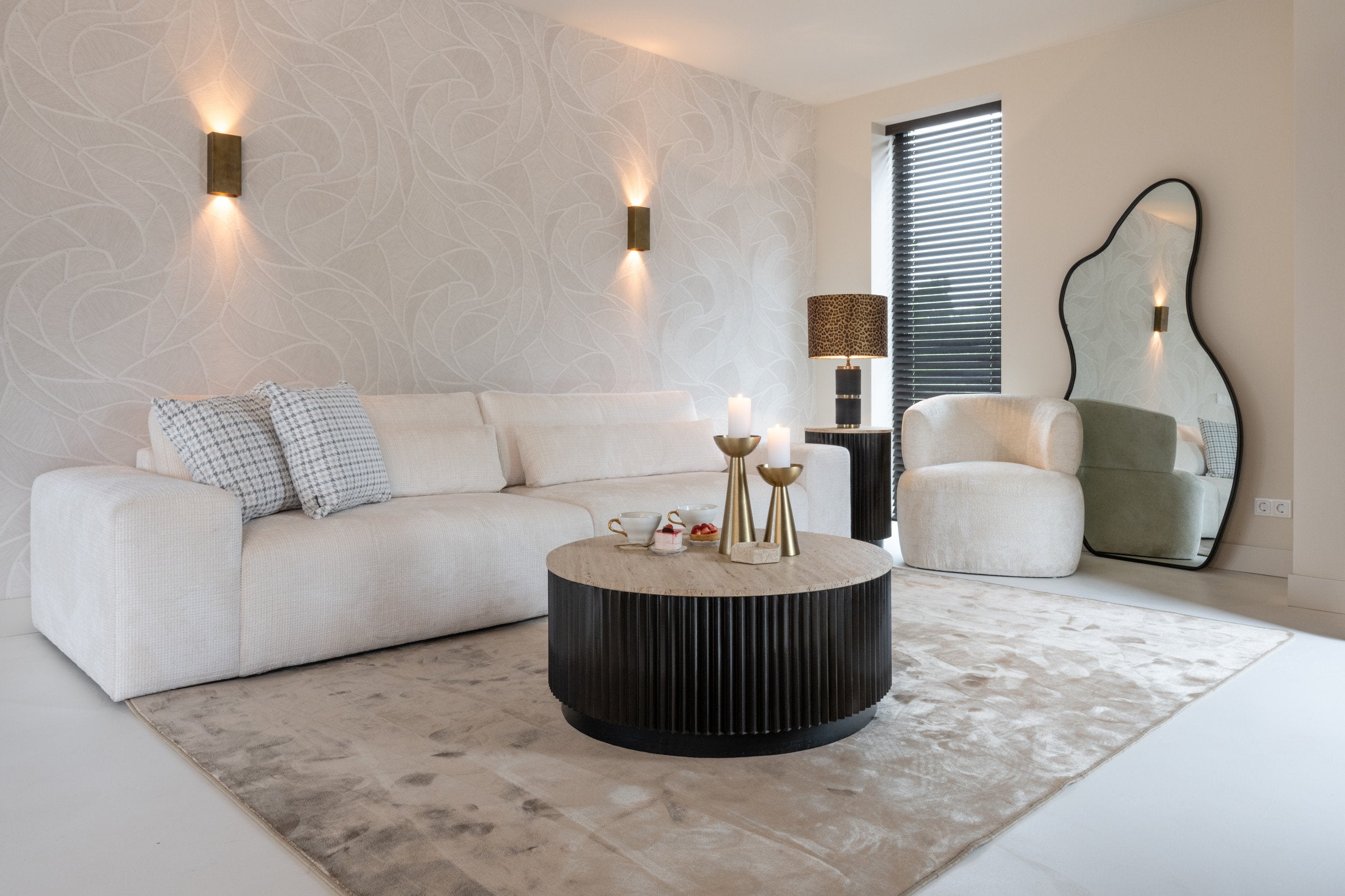 End table Hampton dark brown 45Ø