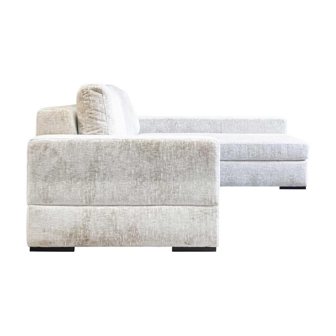 Sofa Pasha pearl island 3-seater + lounge right fully upholstered