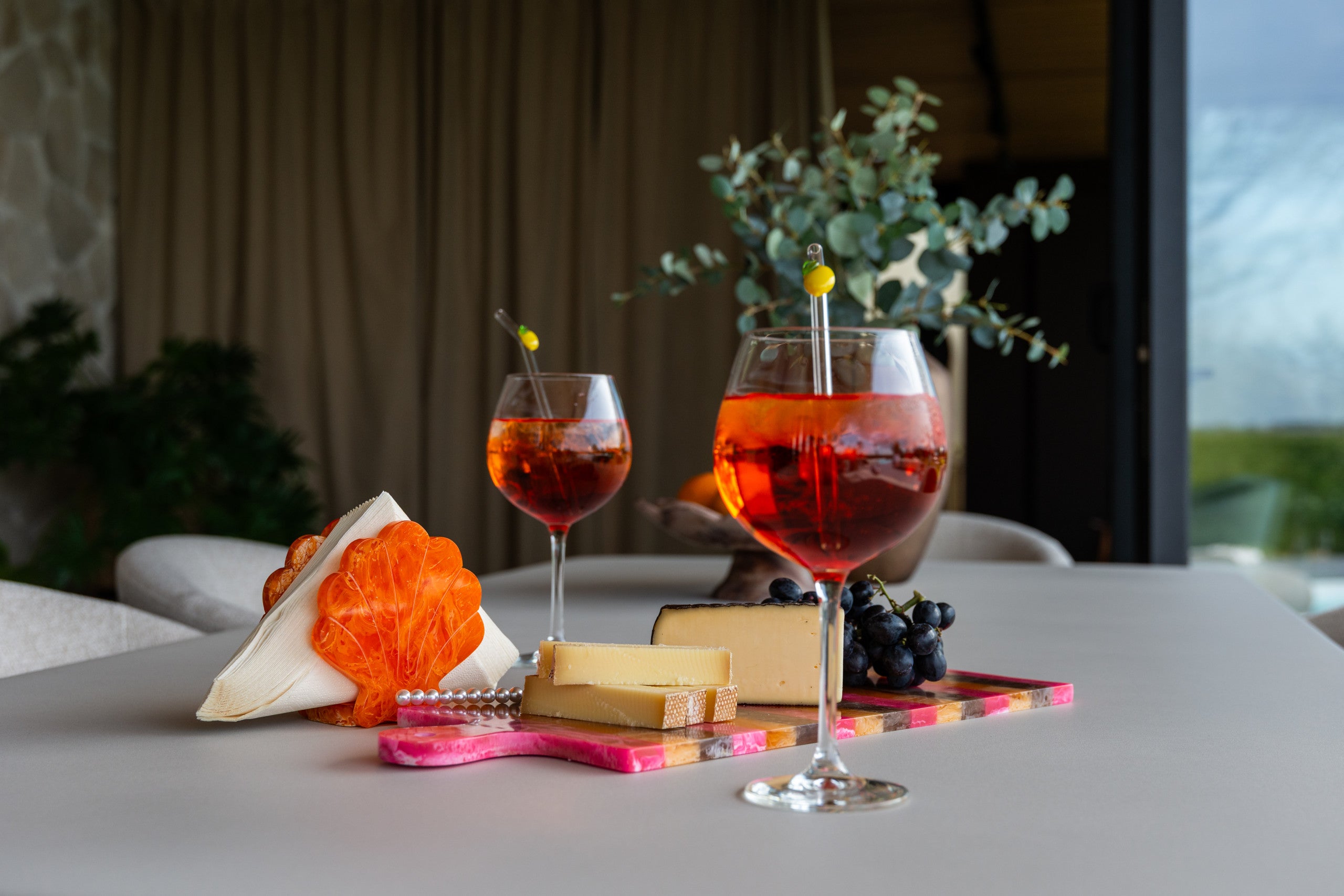 Wine & Bar accessory Shelly orange napkin holder